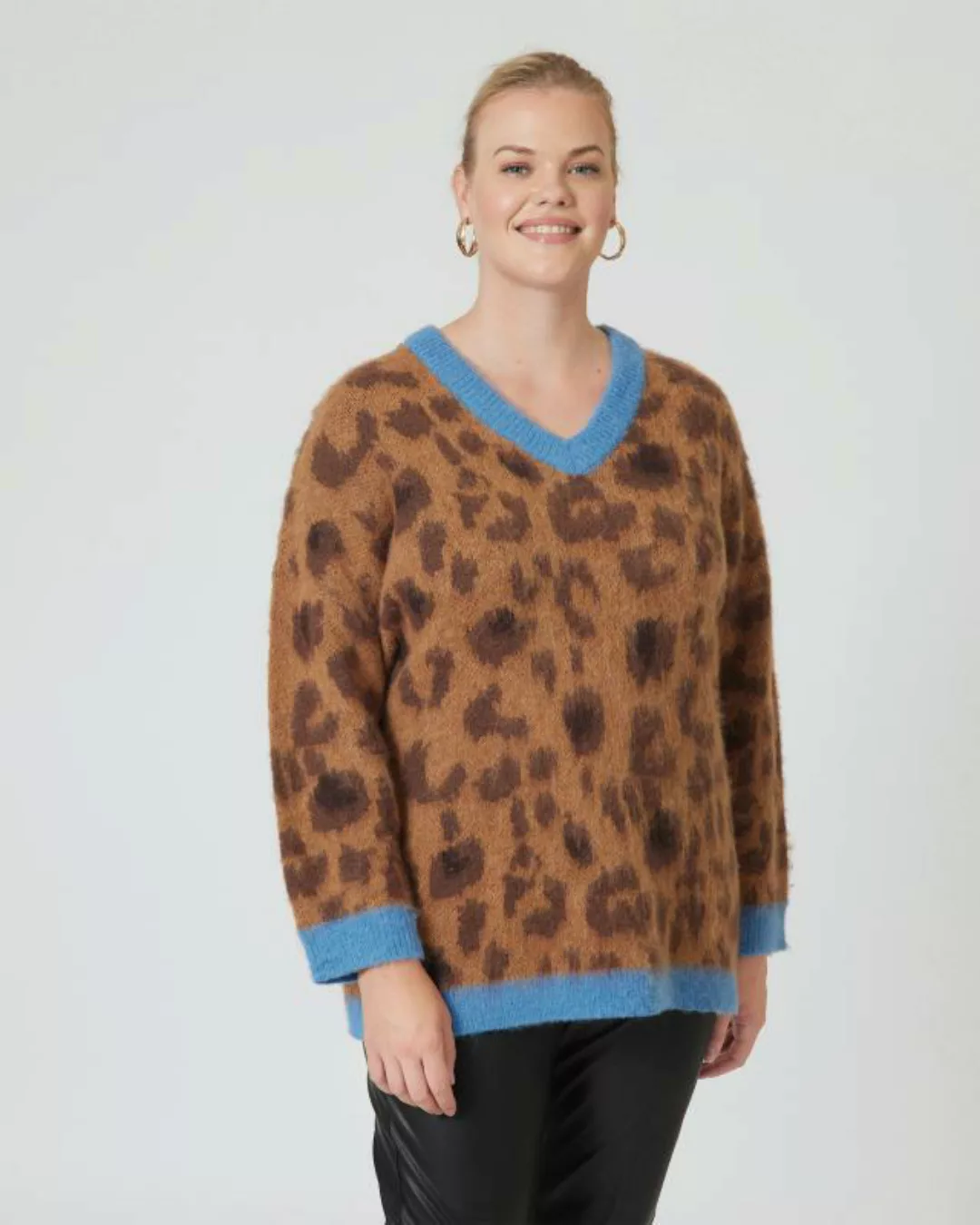 curvy me Pullover  Animal  mit Wolle günstig online kaufen
