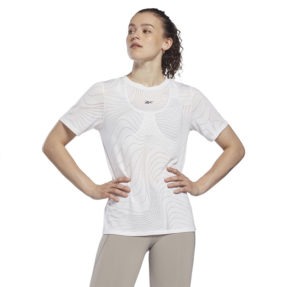 Reebok Burnout Kurzärmeliges T-shirt 2XS White günstig online kaufen
