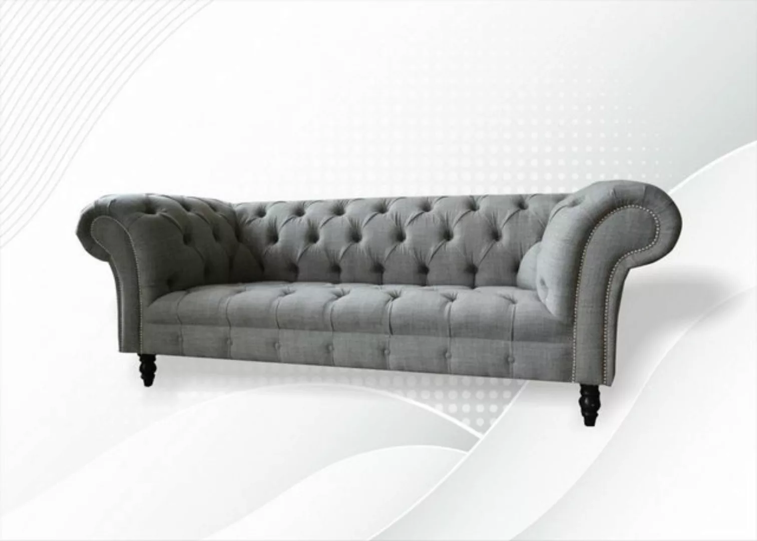 JVmoebel Sofa Chesterfield 3 Sitzer Designer Sofa Polster Sofas Couchen Sto günstig online kaufen