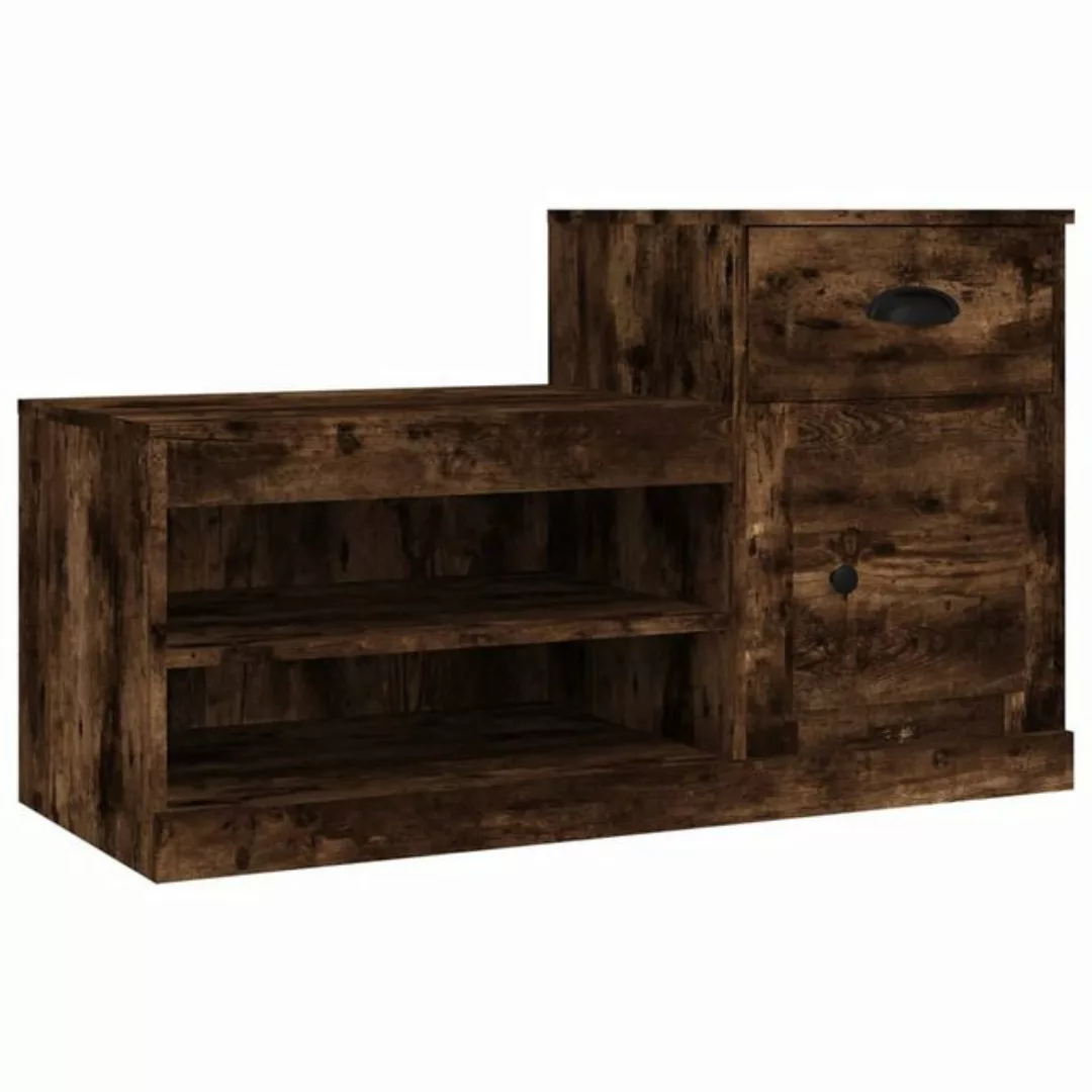 Vidaxl Schuhschrank Räuchereiche 100x42x60 Cm Holzwerkstoff günstig online kaufen