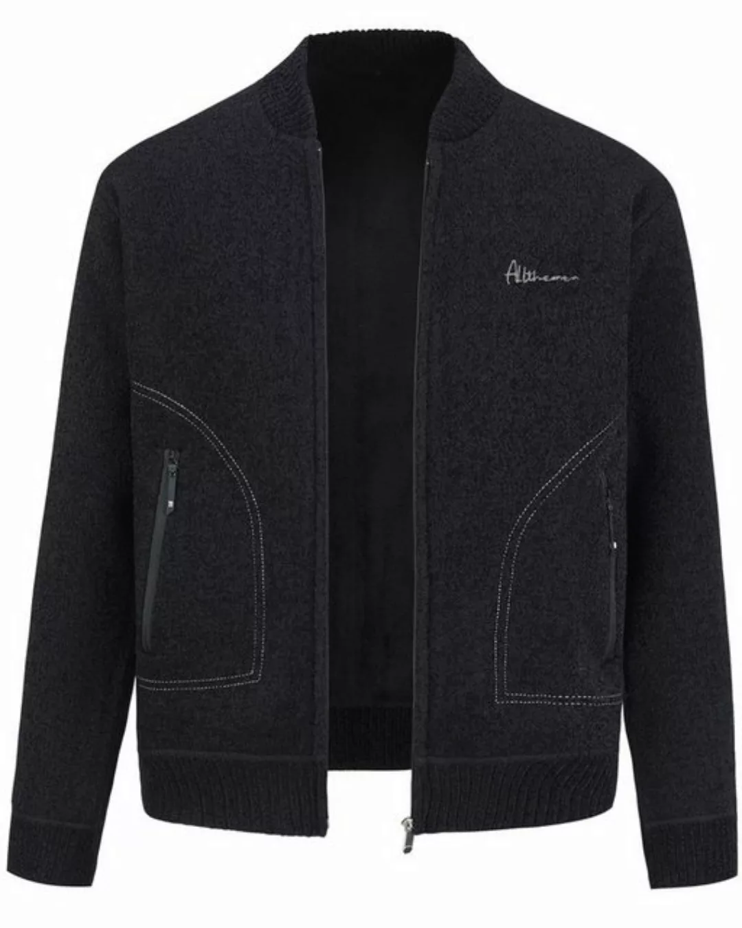 Allthemen Strickjacke Herren Strickjacke mit Stehkragen Cardigan Männer Pul günstig online kaufen