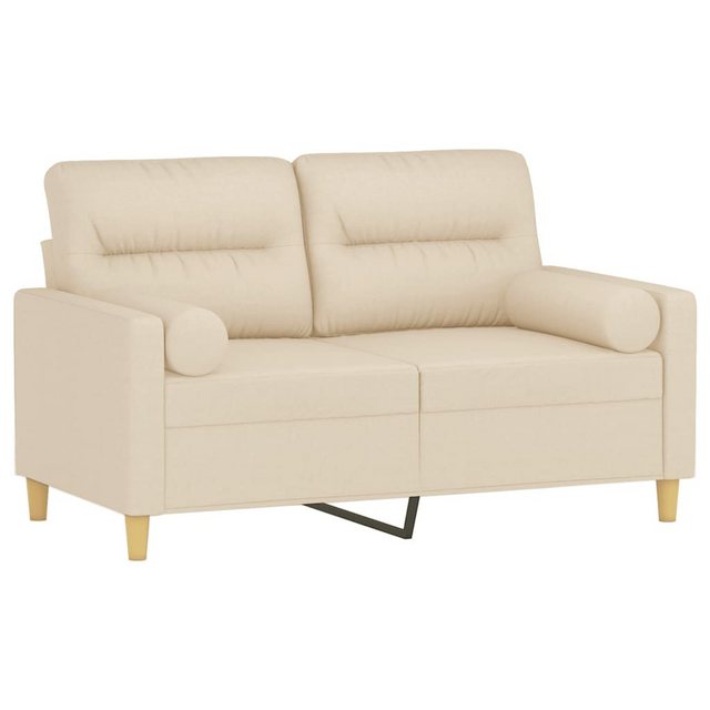 vidaXL Sofa Sofa mit Zierkissen Stoff, 120 cm, 2-Sitzer günstig online kaufen