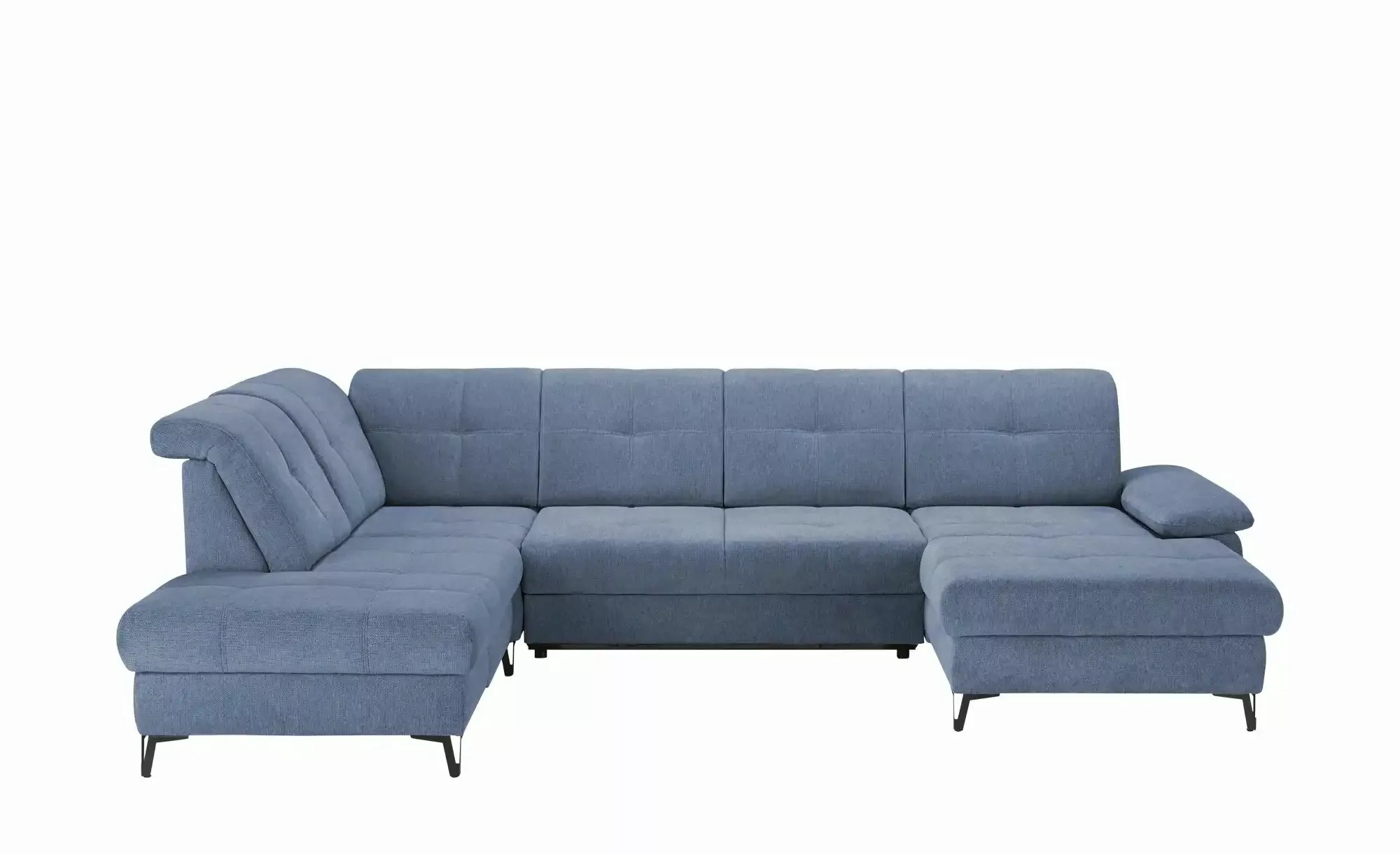 medium Wohnlandschaft  Planova II ¦ blau ¦ Maße (cm): B: 338 H: 96 T: 249 P günstig online kaufen