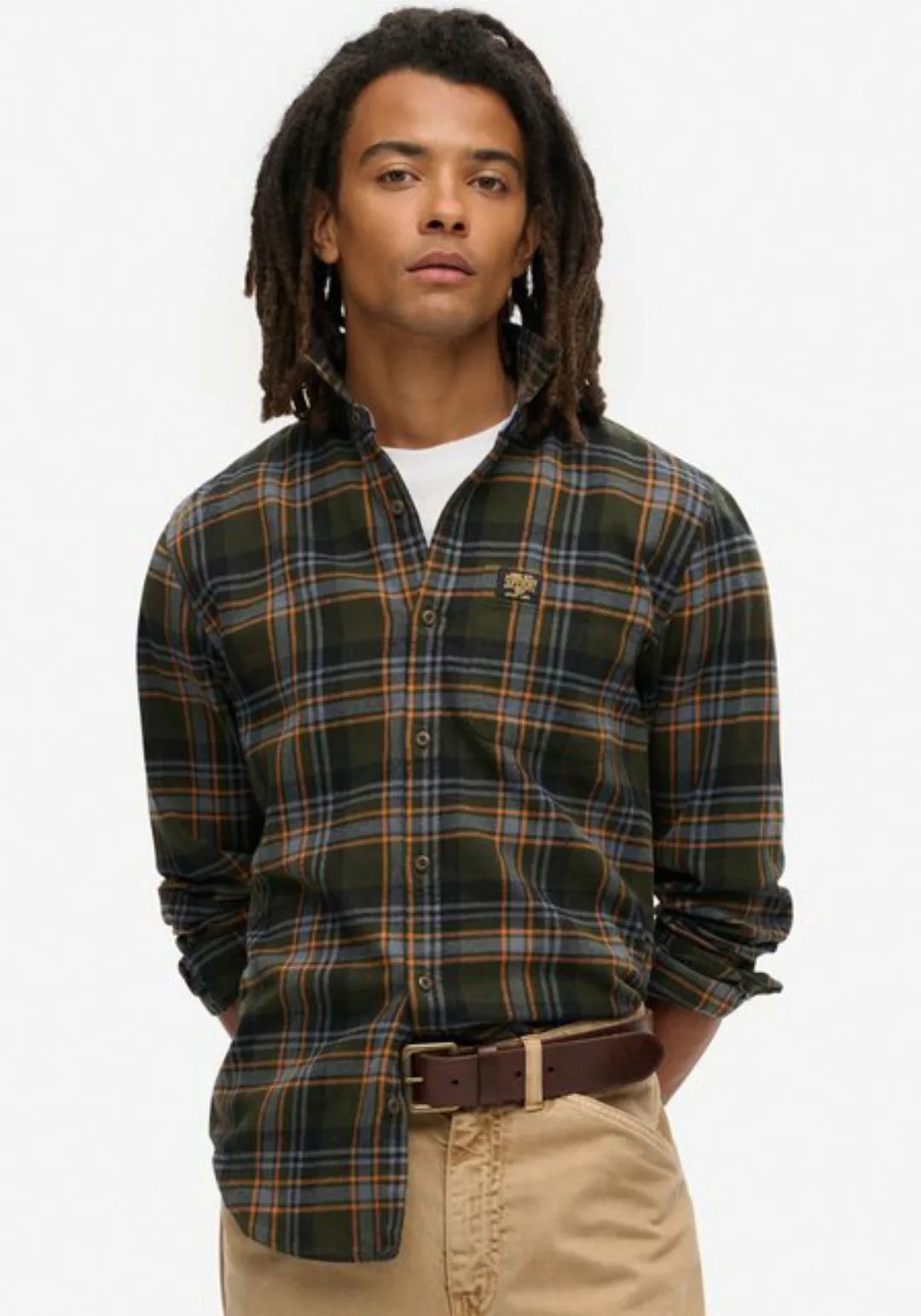 Superdry Langarmhemd Organic Cotton Lumberjack Check Shirt günstig online kaufen