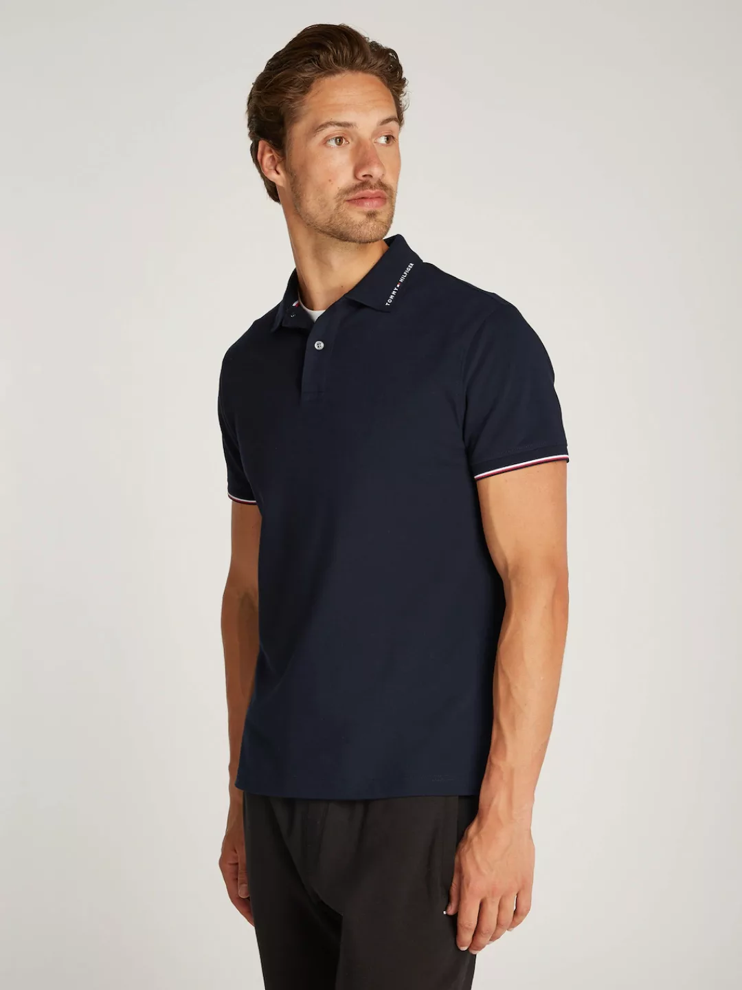 Tommy Hilfiger Poloshirt "TOMMY FLAG TIPPED REG POLO" günstig online kaufen