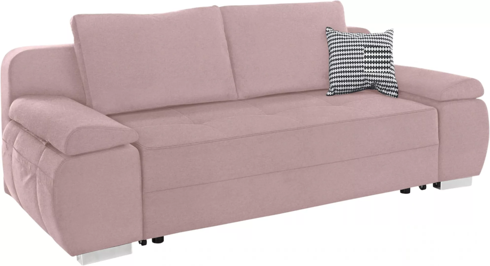 INOSIGN Schlafsofa "Pumo", mit Boxspring-Aufbau, Bettfunktion und Bettkaste günstig online kaufen