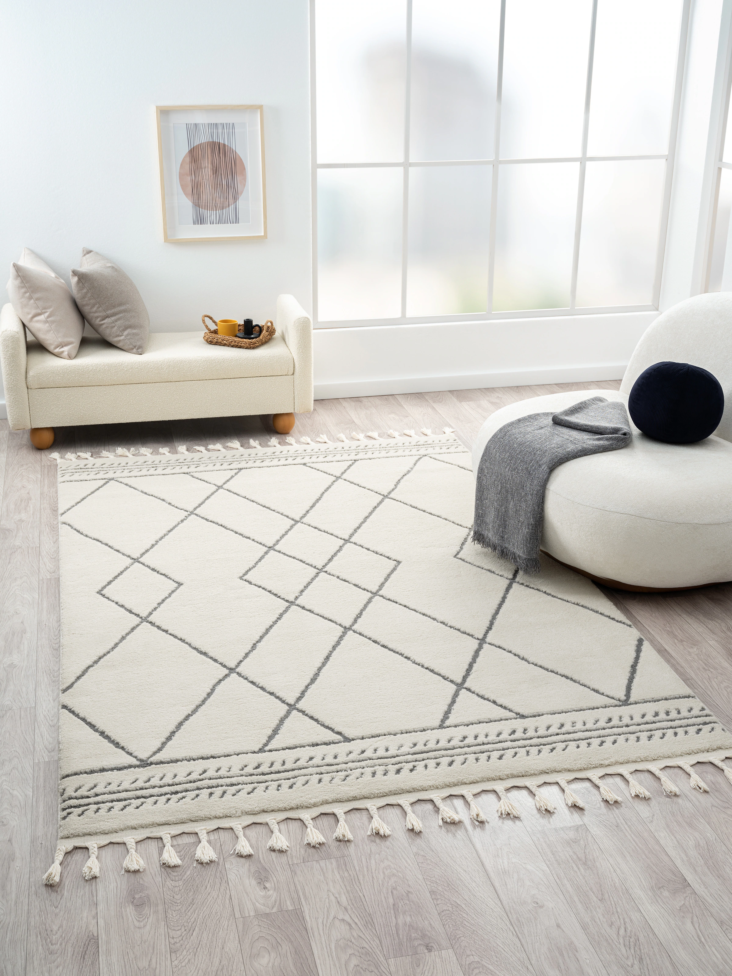 Myflair Möbel & Accessoires Hochflor-Teppich »Moroccan Design, LAGERRÄUMUNG günstig online kaufen