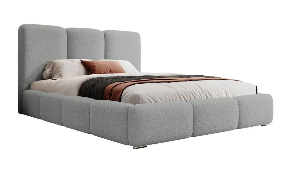 NADUVI Collection | Bettgestell aus Briar Bouclé mit Stauraum 160x200 günstig online kaufen