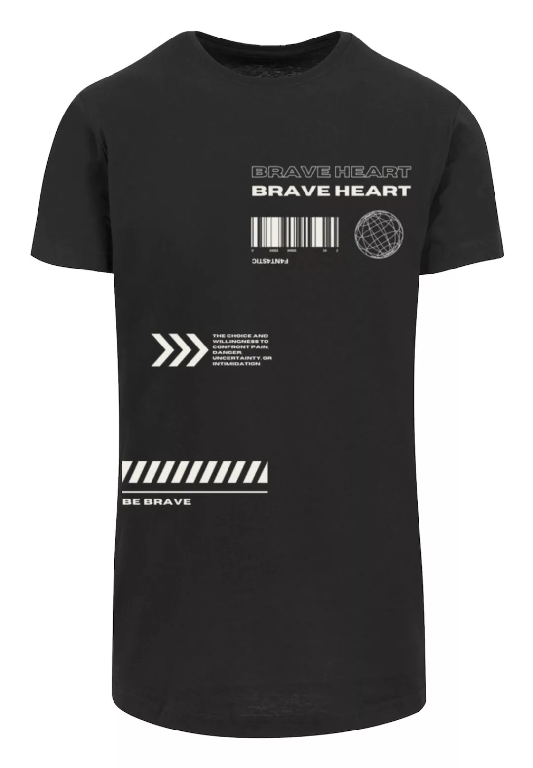 F4NT4STIC T-Shirt "Brave Heart LONG TEE", Print günstig online kaufen