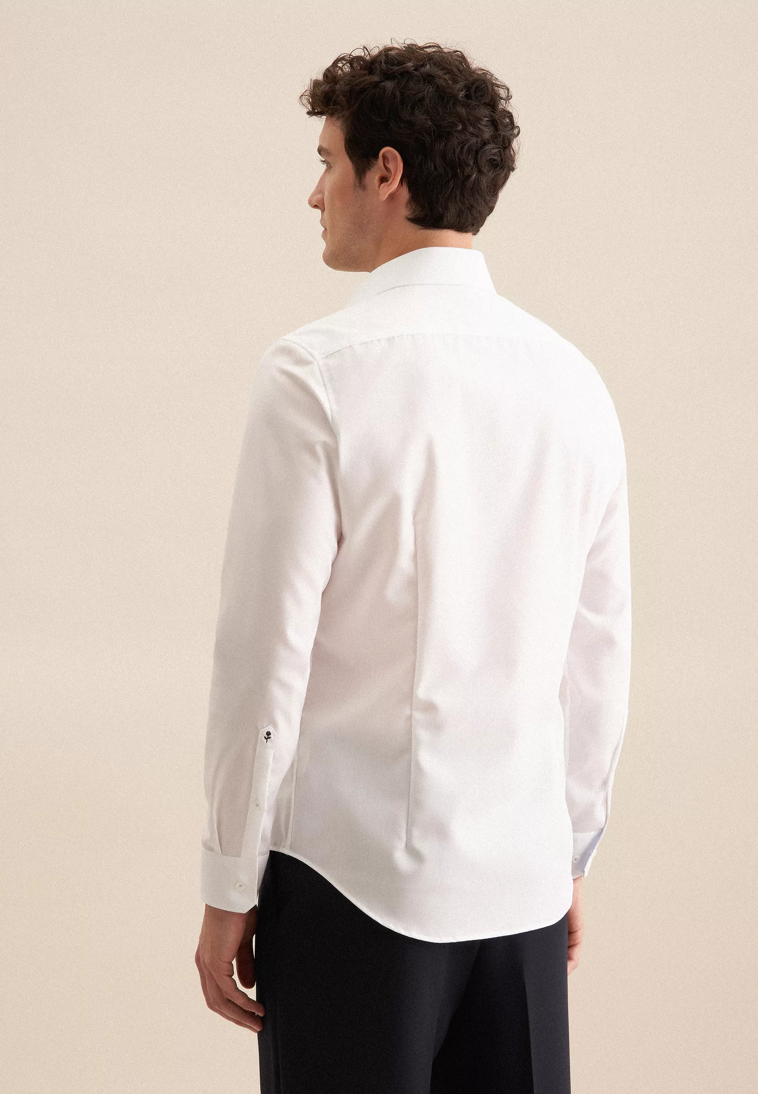 seidensticker Businesshemd "Slim", Slim 1/1 Kentkragen Uni günstig online kaufen