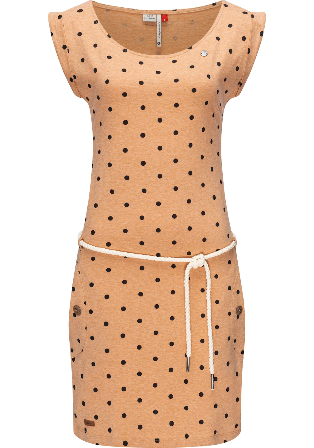 Ragwear Sommerkleid "Tag Dots", leichtes Baumwoll Kleid mit Pünktchen-Muste günstig online kaufen