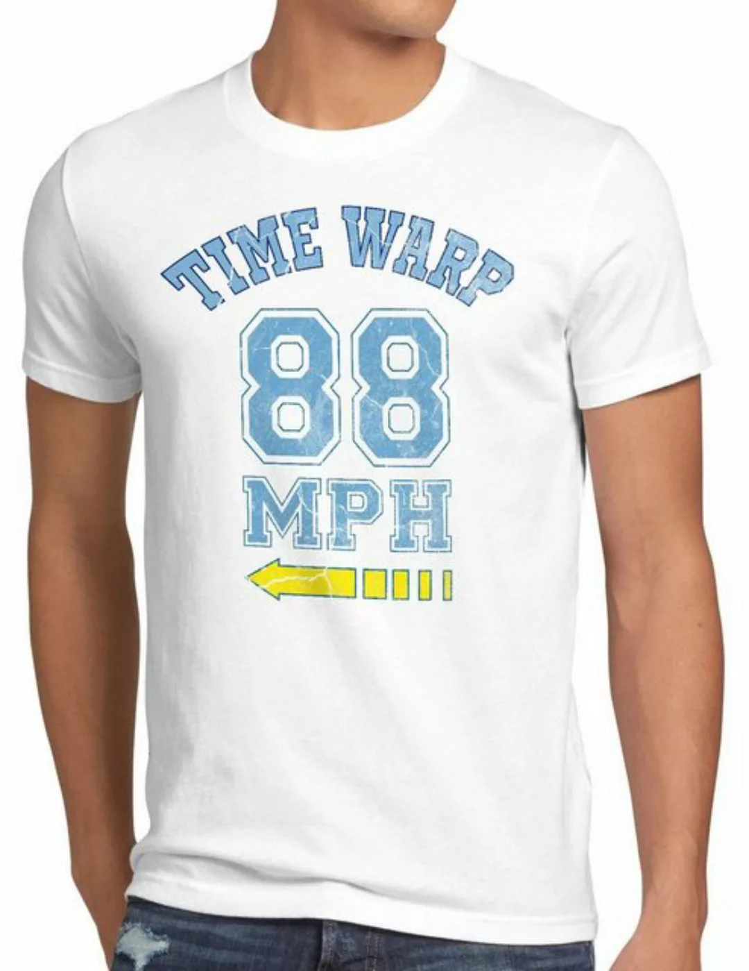 style3 Print-Shirt Herren T-Shirt Time Warp 88mph Flux Future Fly Zukunft Z günstig online kaufen