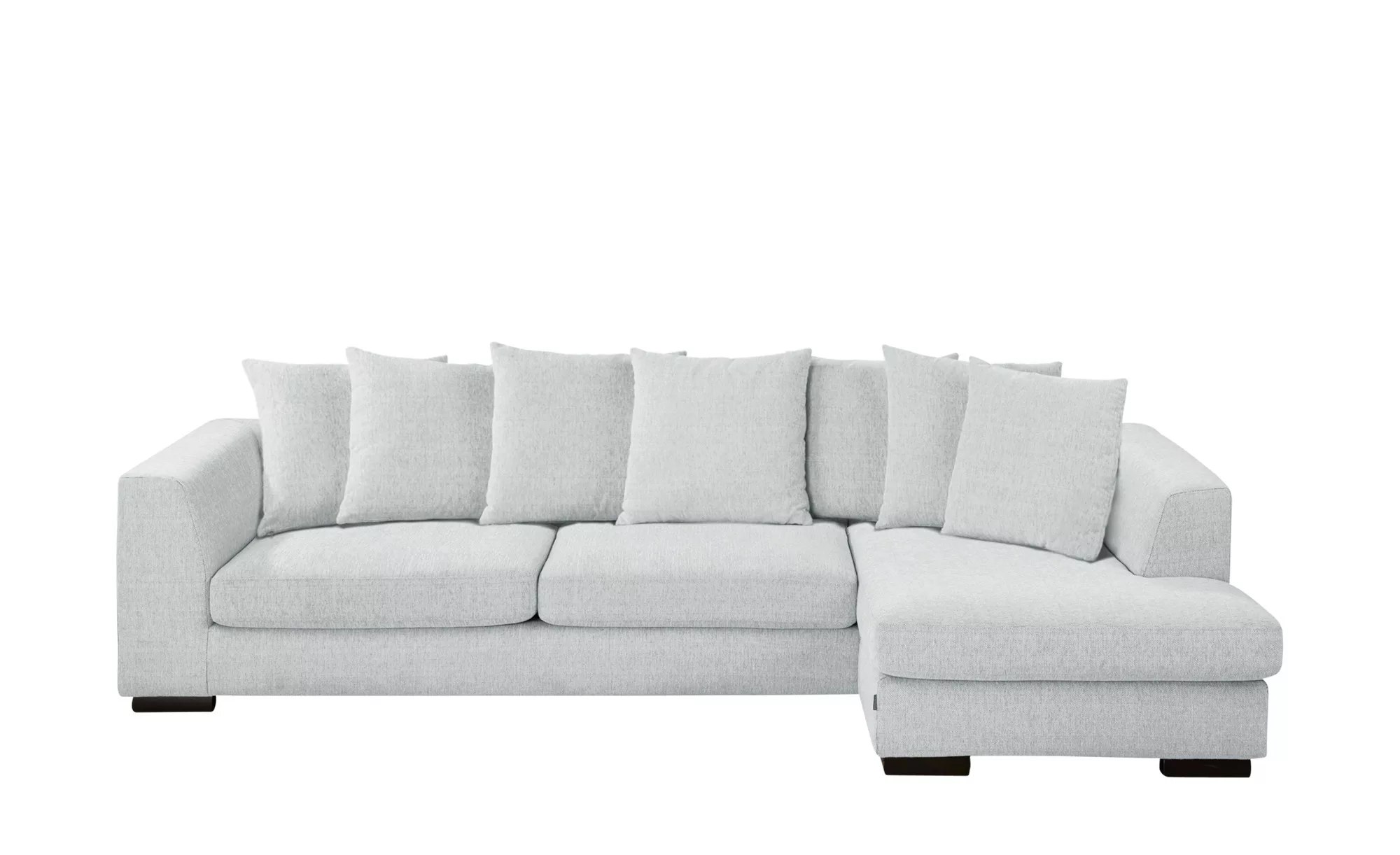 SOHO Wohnlandschaft  Paulina - grau - 80 cm - Polstermöbel > Sofas > Ecksof günstig online kaufen