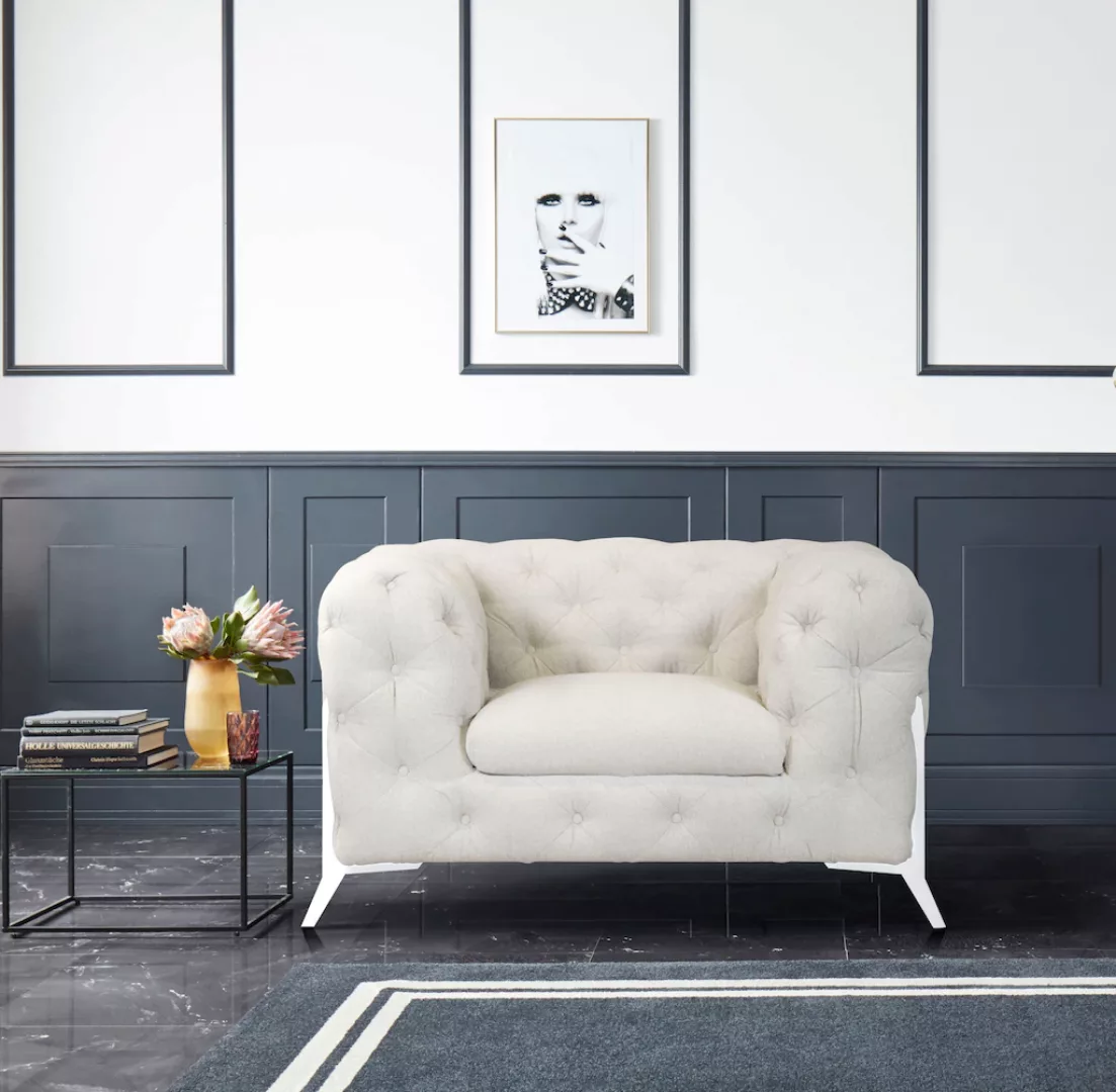 Leonique Chesterfield-Sessel "Amaury Sessel", aufwändige Knopfheftung, mode günstig online kaufen