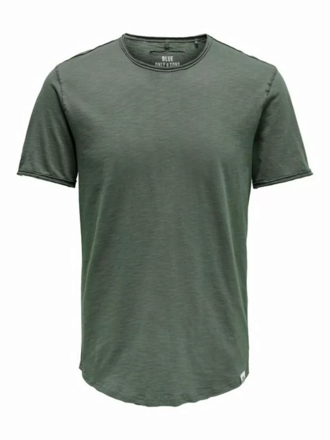 Only & Sons Herren Rundhals T-Shirt ONSBENNE LONGY - Regular Fit günstig online kaufen