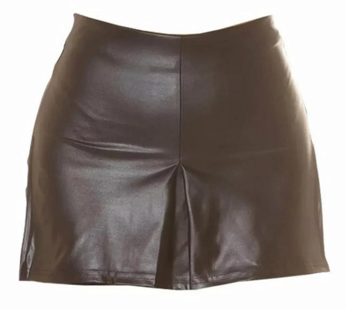 Koucla Skort Wetlook - kurz einfarbig günstig online kaufen