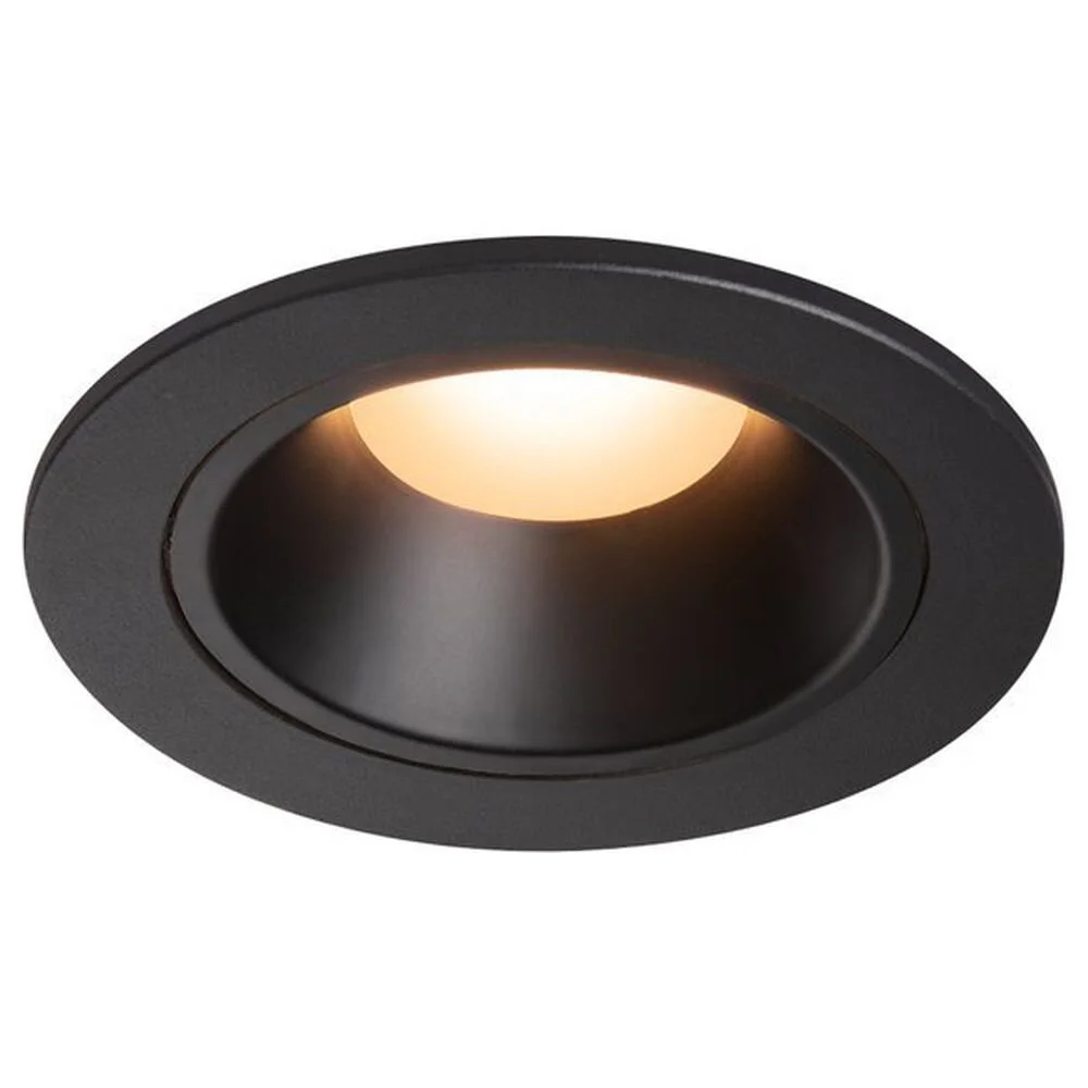 LED Einbaustrahler Numinos in Schwarz 8,6W 670lm 2700K 55° günstig online kaufen