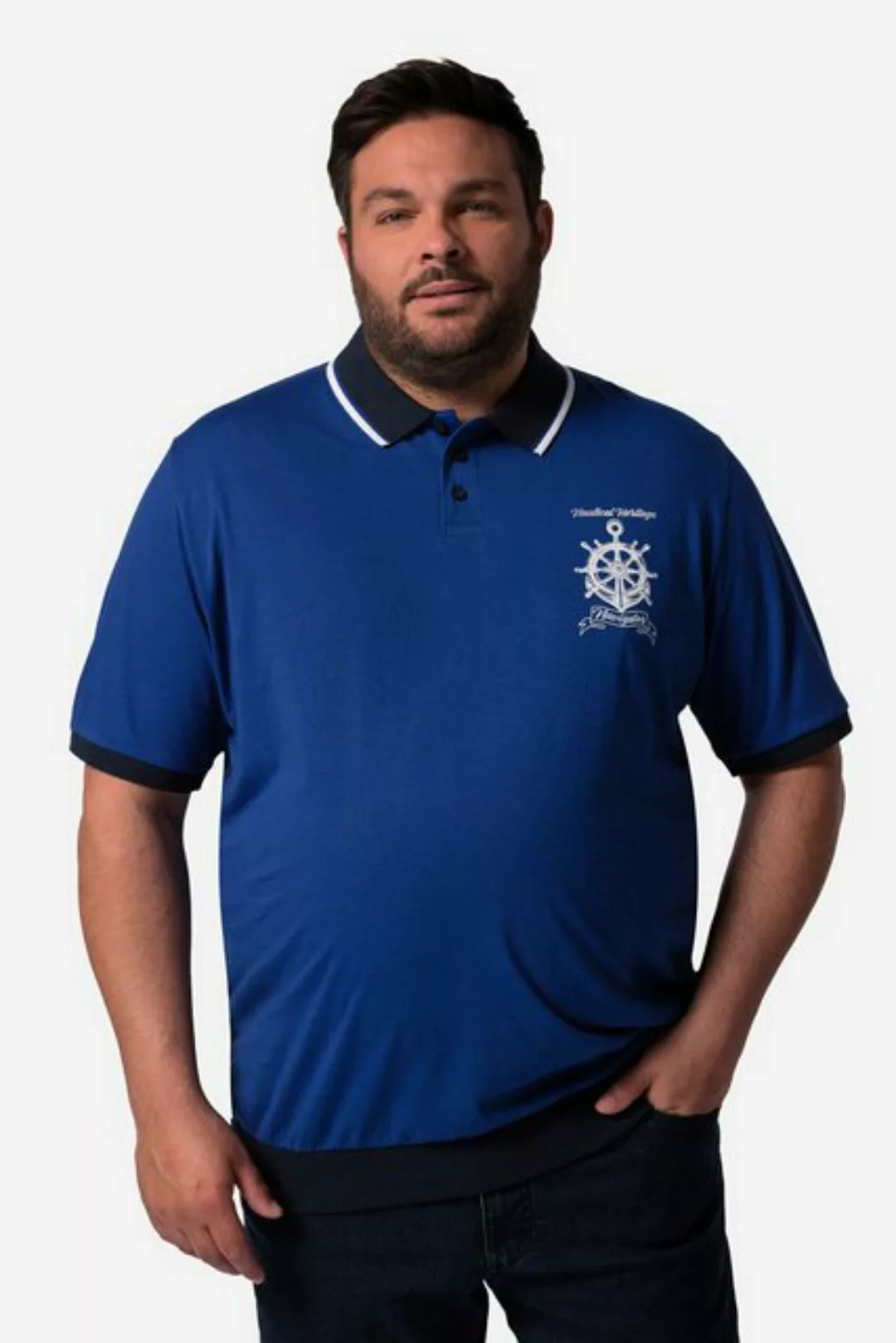 Men Plus Poloshirt Men+ Poloshirt Halbarm Bauchfit bis 84/86 günstig online kaufen