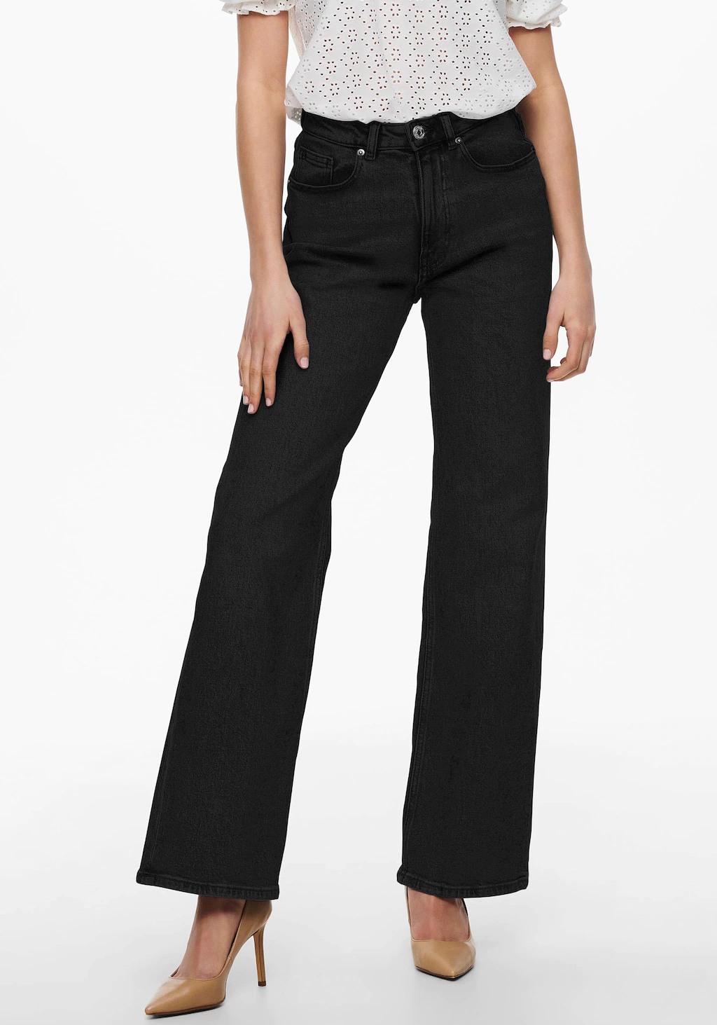 ONLY High-waist-Jeans "ONLJUICY HW WIDE LEG REA244" günstig online kaufen