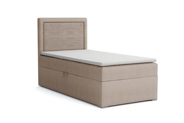 Deine Möbel 24 Boxspringbett JAX Boxbett Einzelbett Polsterbett Jugendbett günstig online kaufen