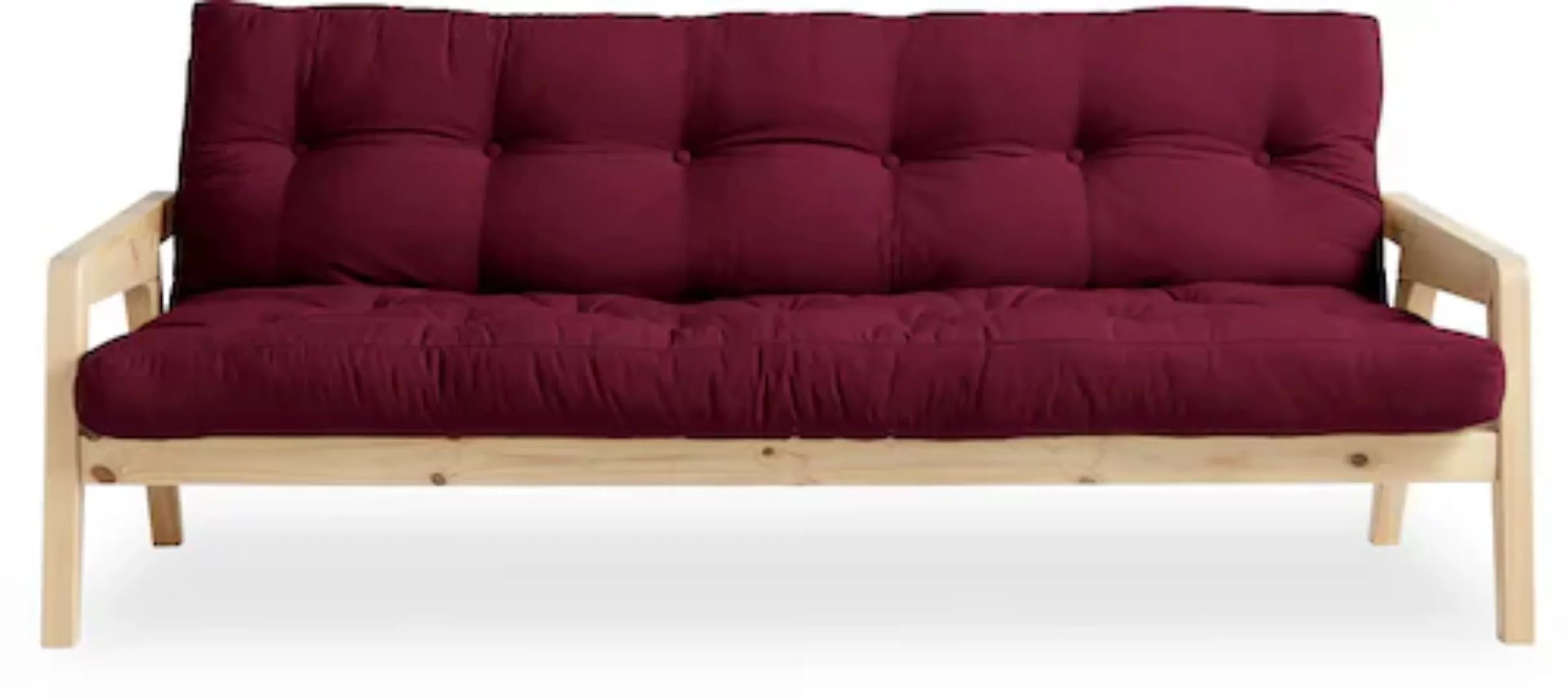 Karup Design Schlafsofa, Mit Holzstruktur, inkl. Futonmatratze, Liegefläche günstig online kaufen