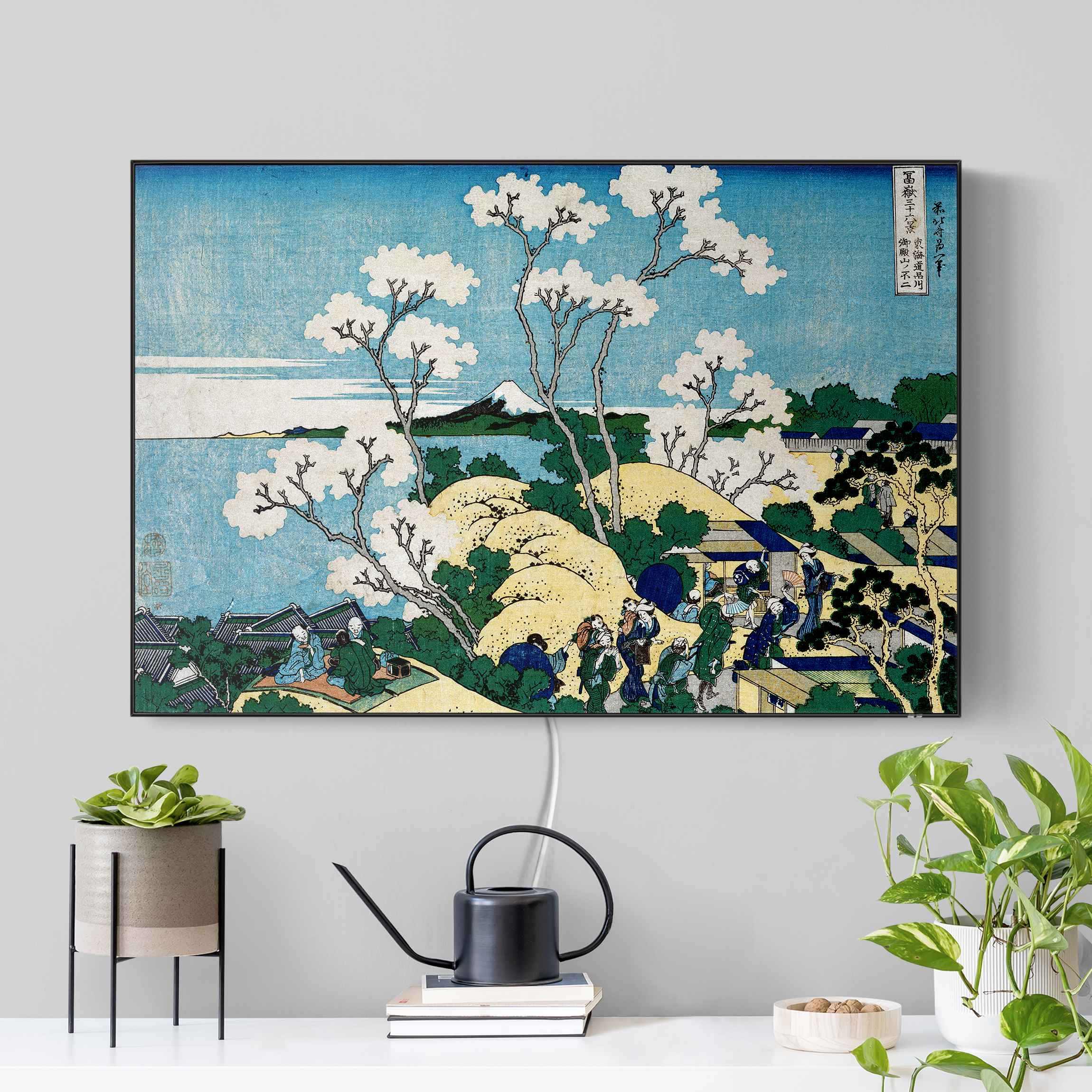 LED-Wechselbild Katsushika Hokusai - Der Fuji von Gotenyama günstig online kaufen