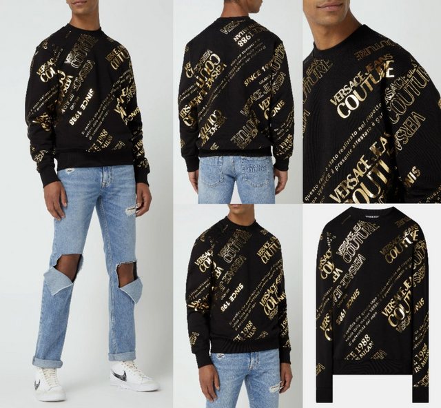 Versace Sweatshirt VERSACE JEANS COUTURE Warranty Sweater Sweatshirt Pullov günstig online kaufen