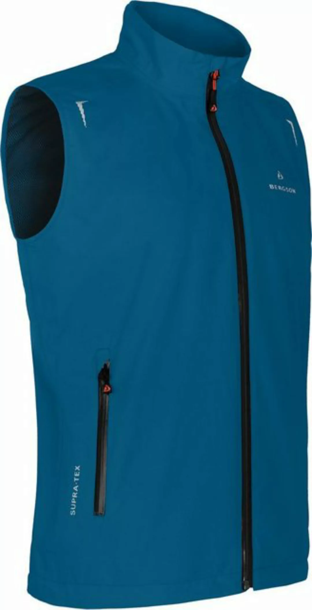 Bergson Outdoorjacke EGGEN Weste Herren Regenweste, Netzfutter, 12000 mm Wa günstig online kaufen