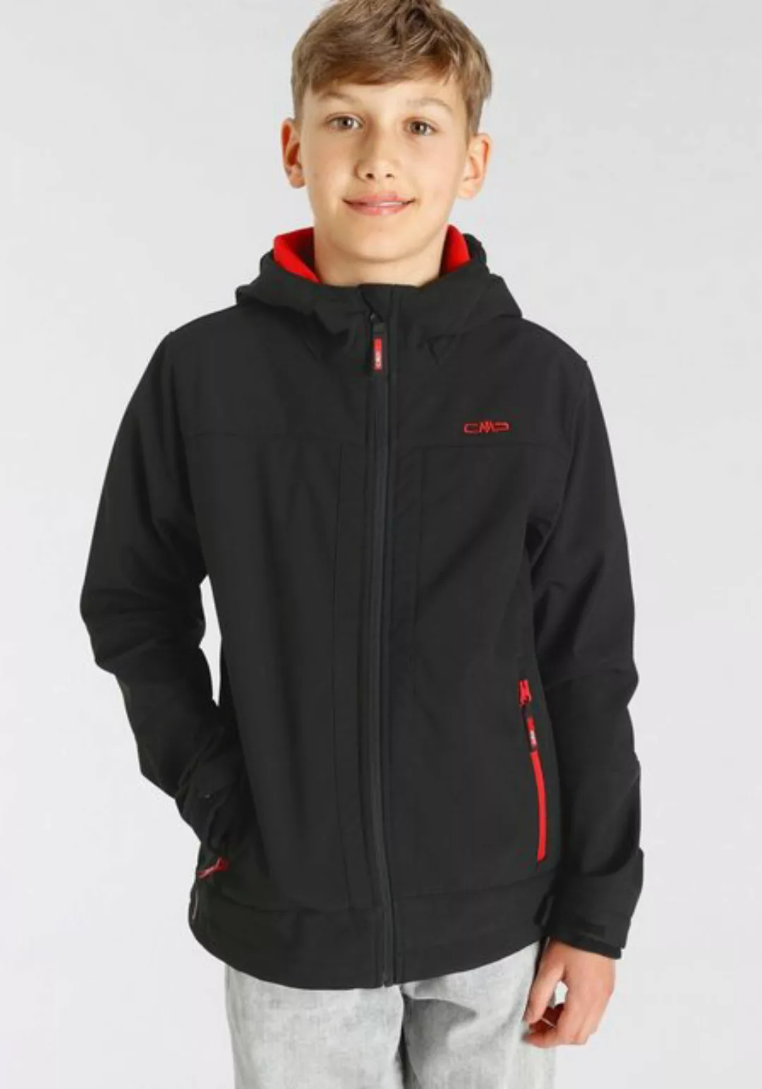 CMP Softshelljacke KID SOFTSHELL JACKET FIX HOOD Atmungsaktiv & Wärmeisolie günstig online kaufen