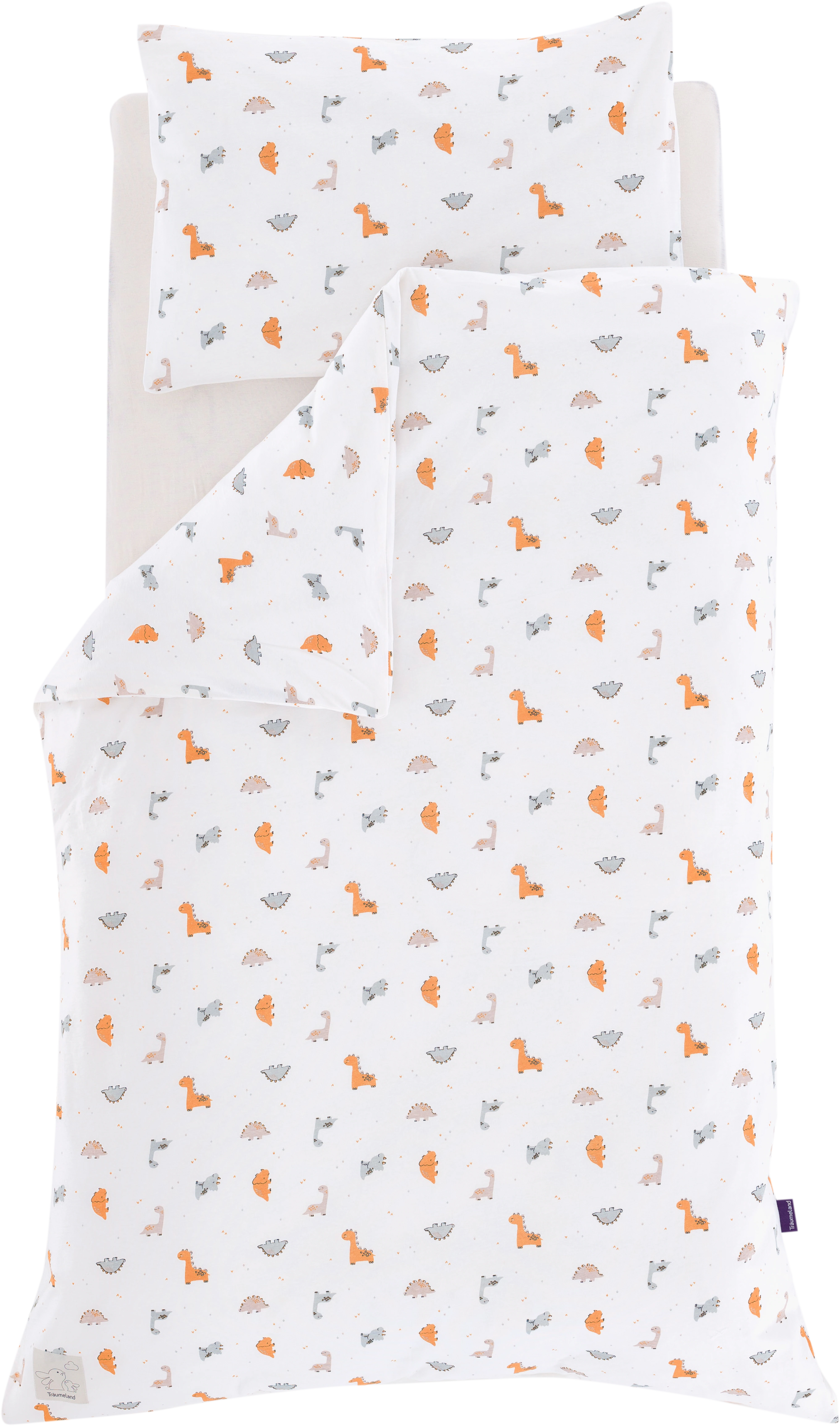 Träumeland Babybettwäsche »Jersey Dinolino«, mit Allover-Print günstig online kaufen