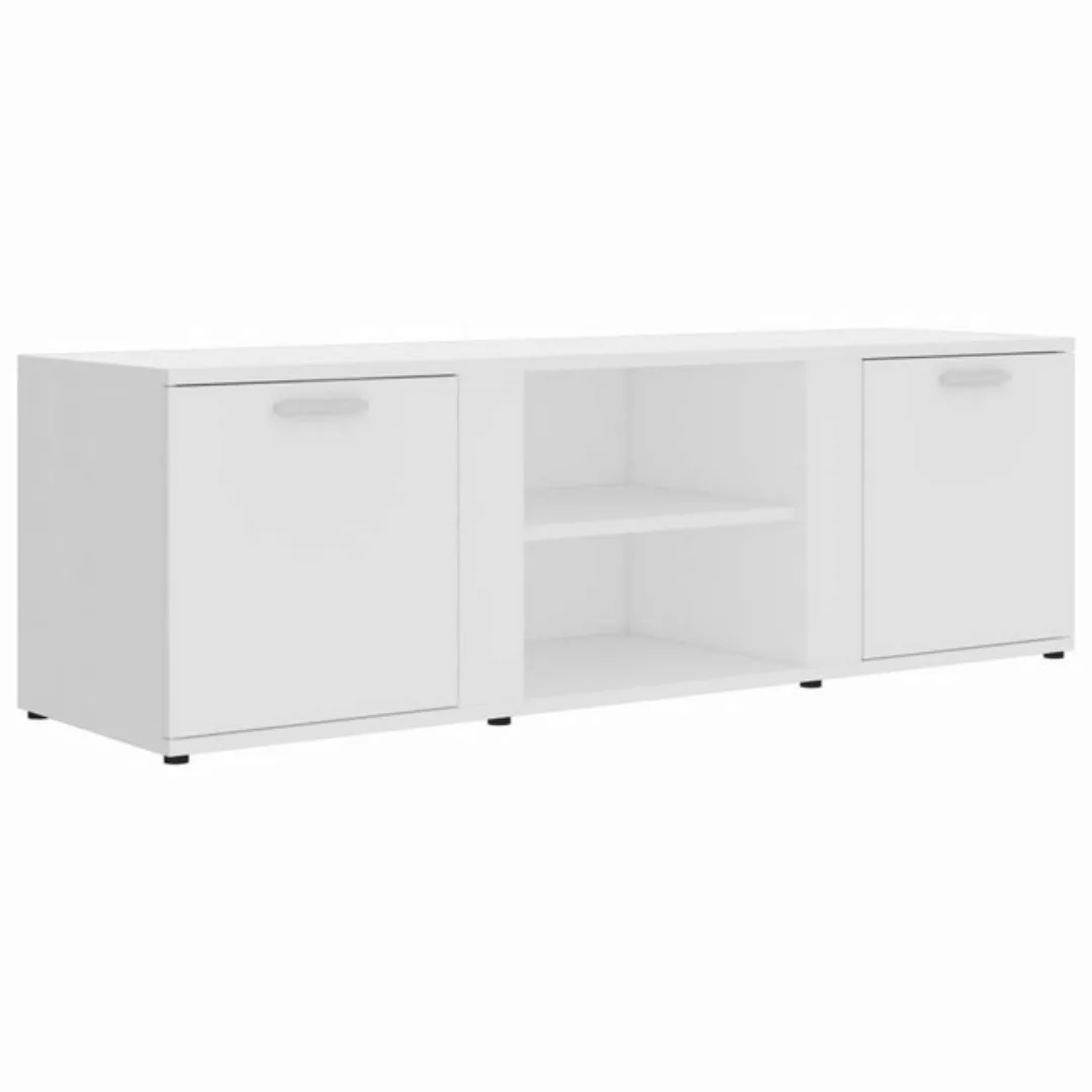 furnicato TV-Schrank Weiß 120x34x37 cm Holzwerkstoff günstig online kaufen