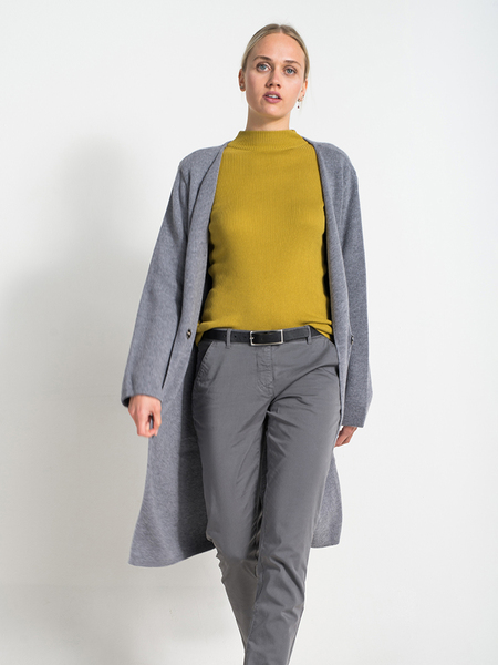 Damen Pullover Mit Rollkragen Bio-baumwolle günstig online kaufen