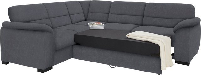 sit&more Ecksofa "Montego L-Form", wahlweise mit Bettfunktion und Schubkast günstig online kaufen