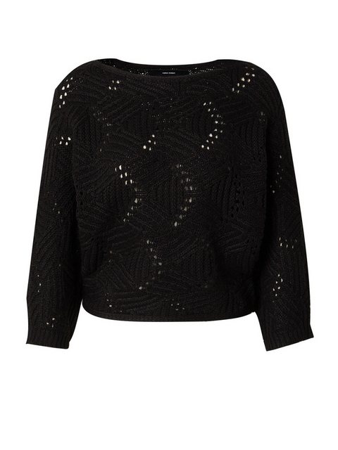 Vero Moda Strickpullover VMGIGI (1-tlg) Lochmuster günstig online kaufen