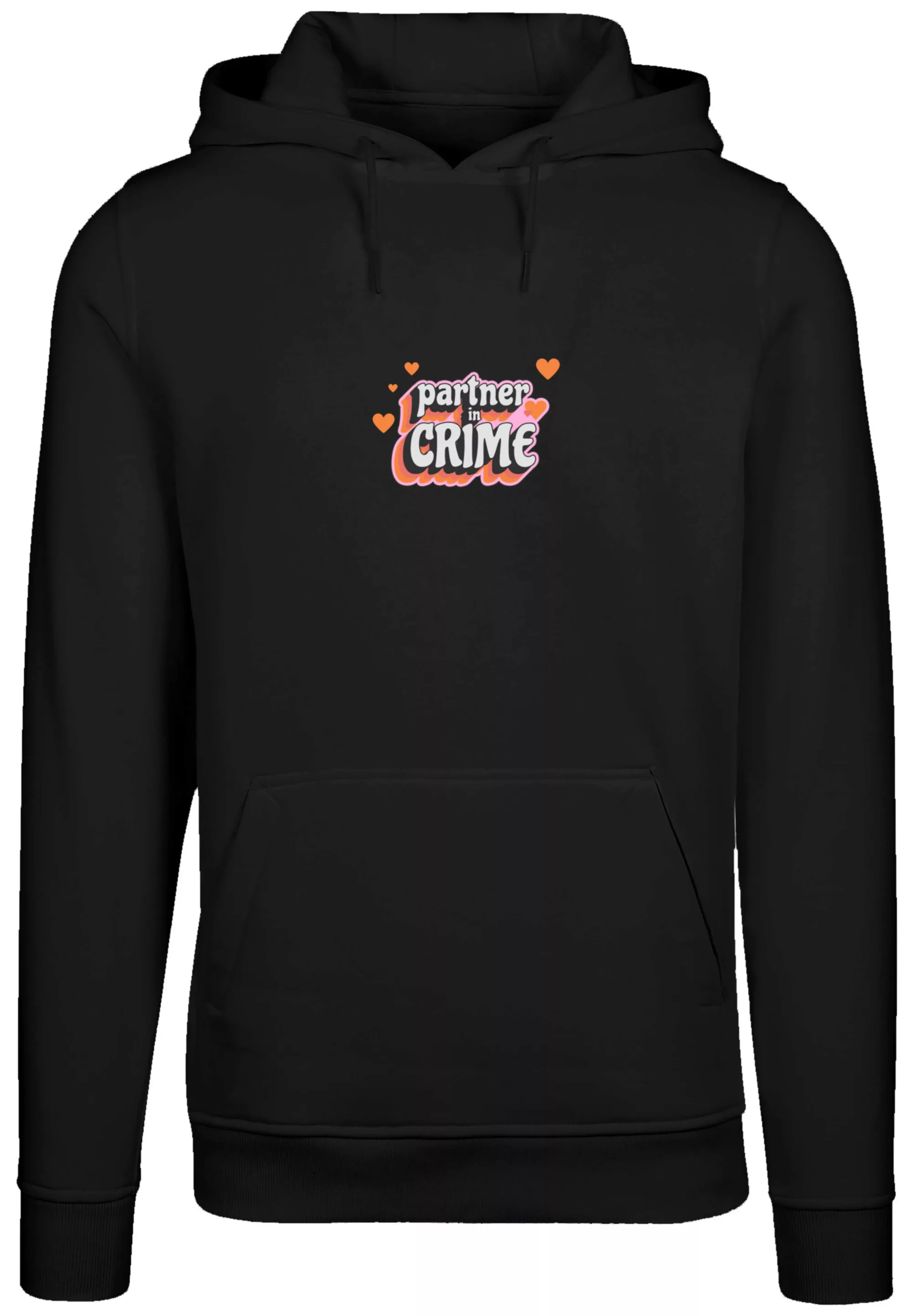 F4NT4STIC Kapuzenpullover "Partner In Crime Valentinstag Partner Design", P günstig online kaufen