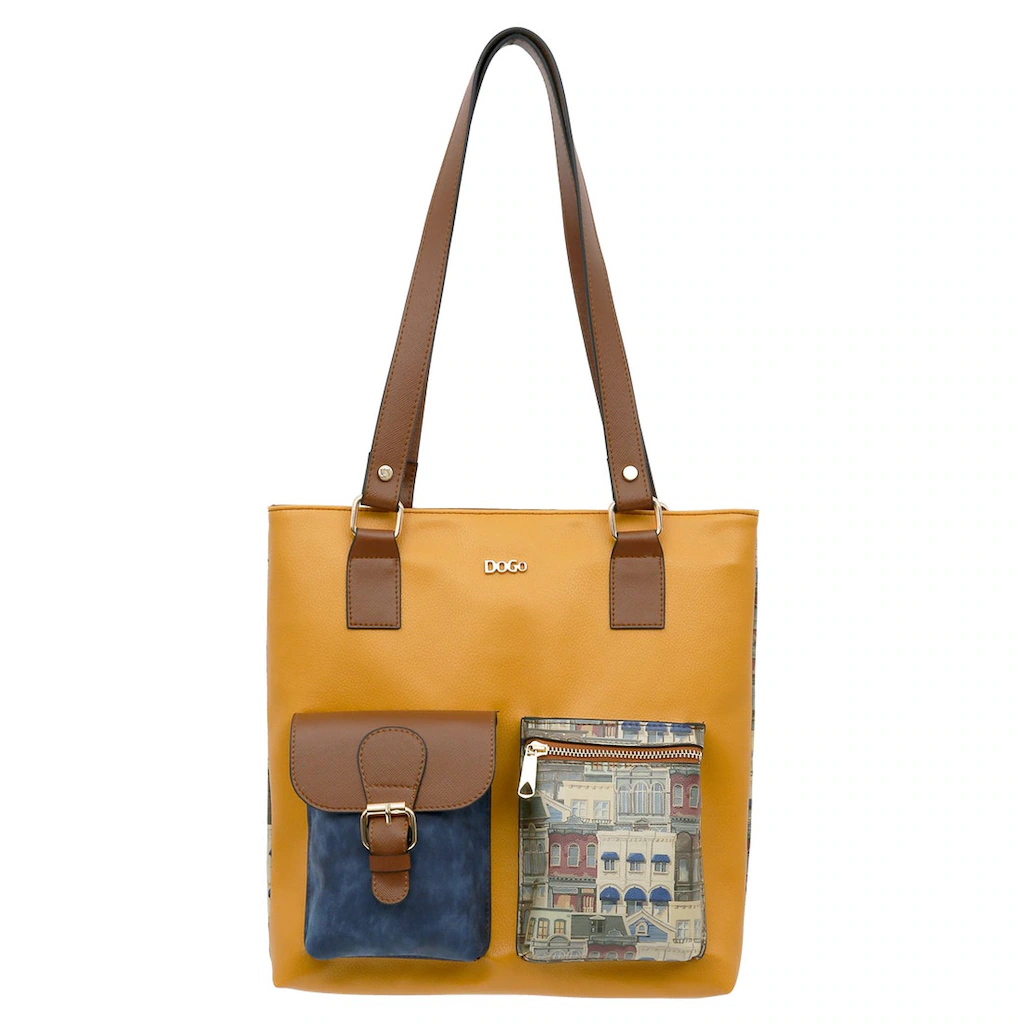 DOGO Umhängetasche "Multi Pocket Bag Shopper-Tasche Frame Of Mind Damen", H günstig online kaufen