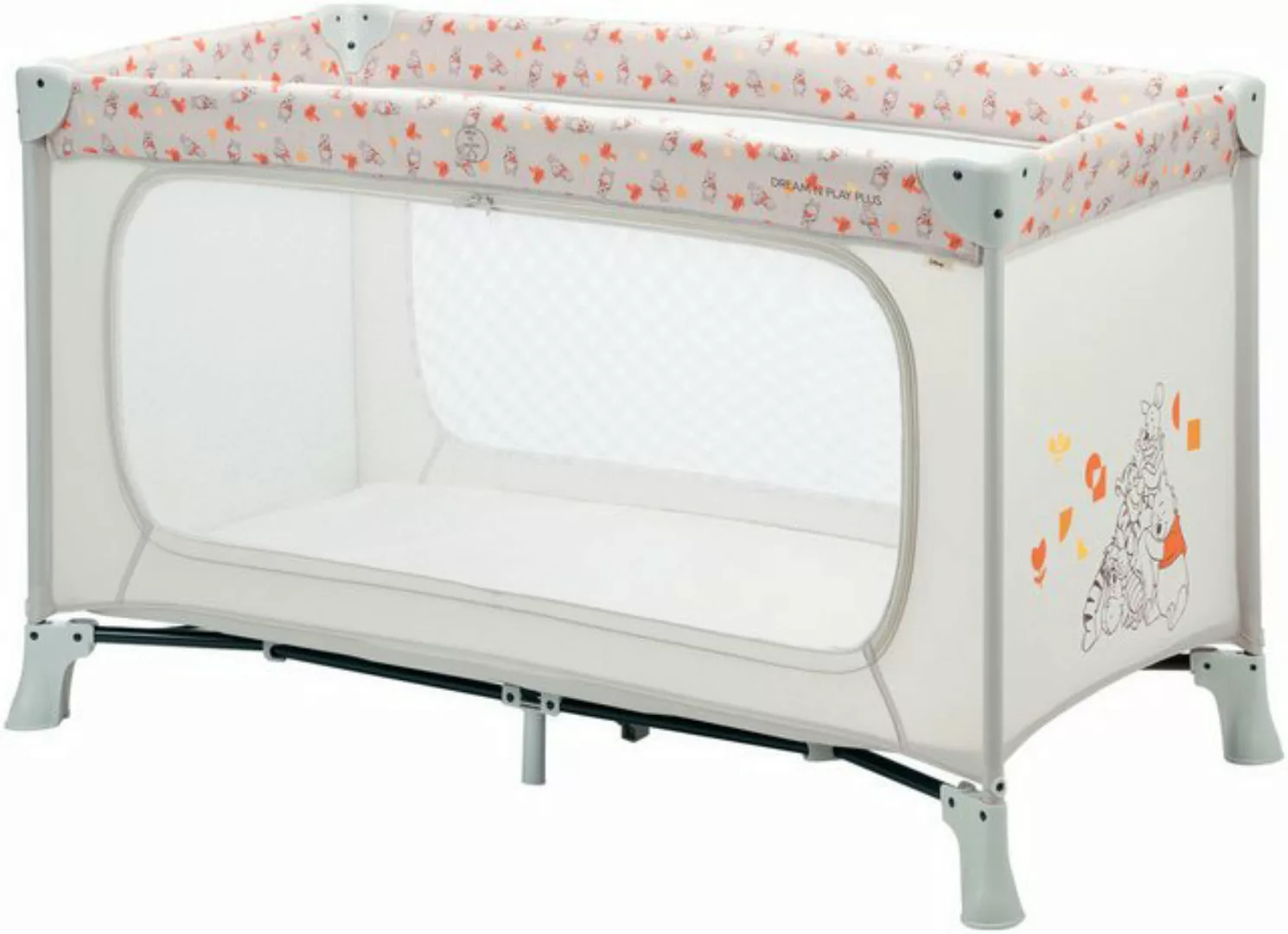 Hauck Baby-Reisebett Dream N Play Plus, Disney Pooh Friends Beige günstig online kaufen