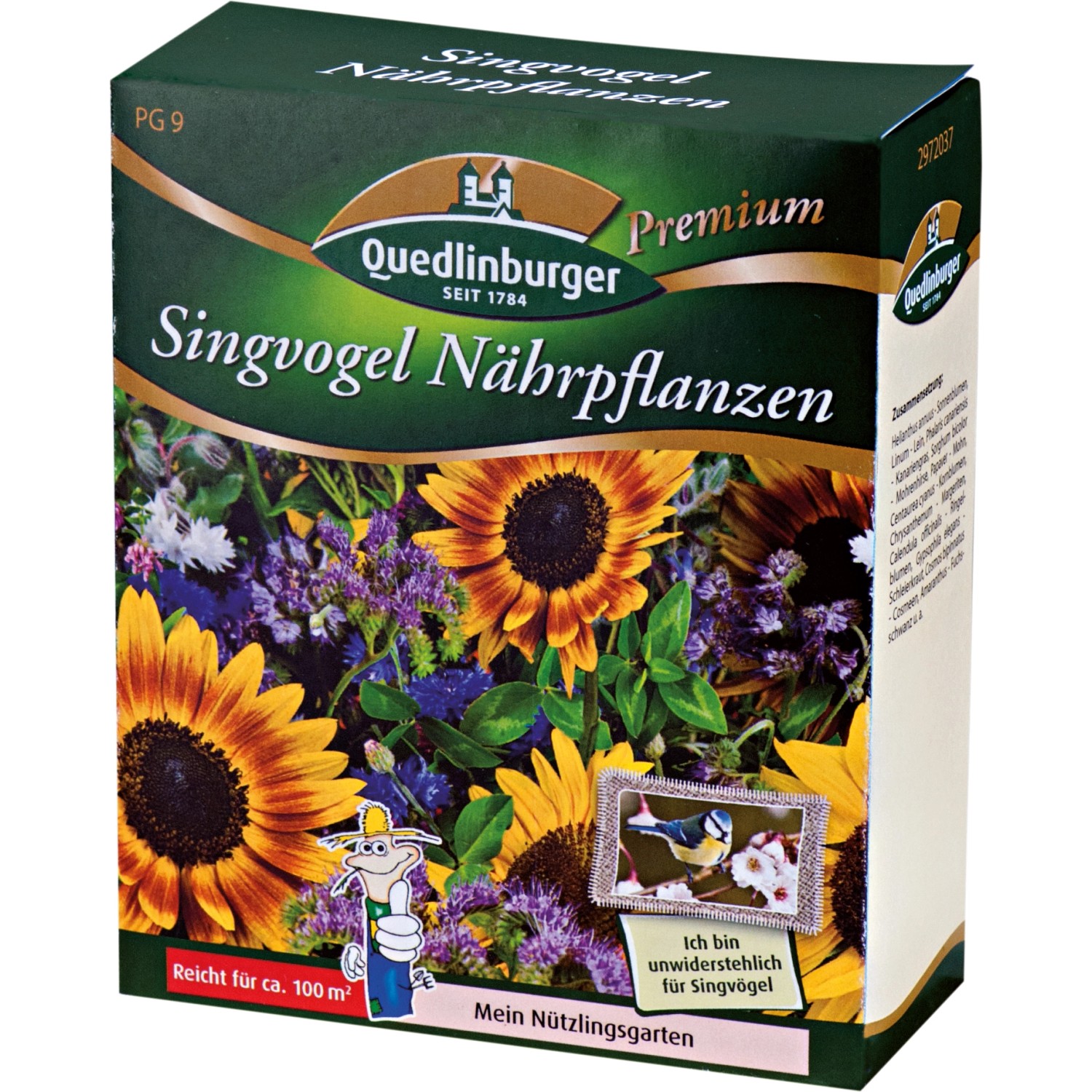 Quedlinburger Saatgut Singvogel-Nährpflanzen 100g Faltschachtel günstig online kaufen