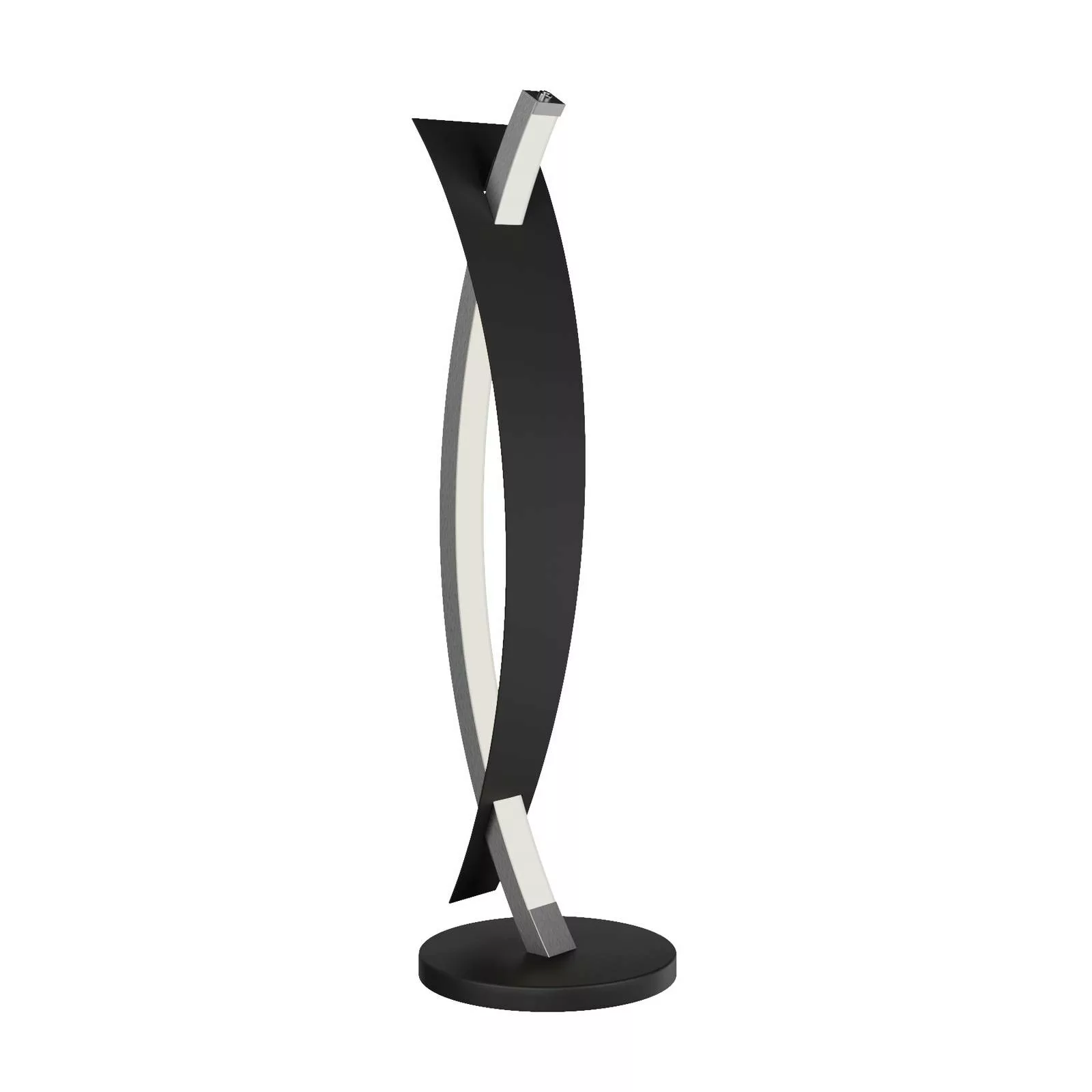 Lucande LED-Tischleuchte Marija, schwarz, Metall, 61,5 cm günstig online kaufen