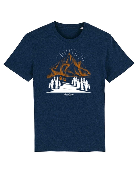 Berge, Wandern, Landschaft, Wald Tshirt Aus Bio Baumwolle günstig online kaufen