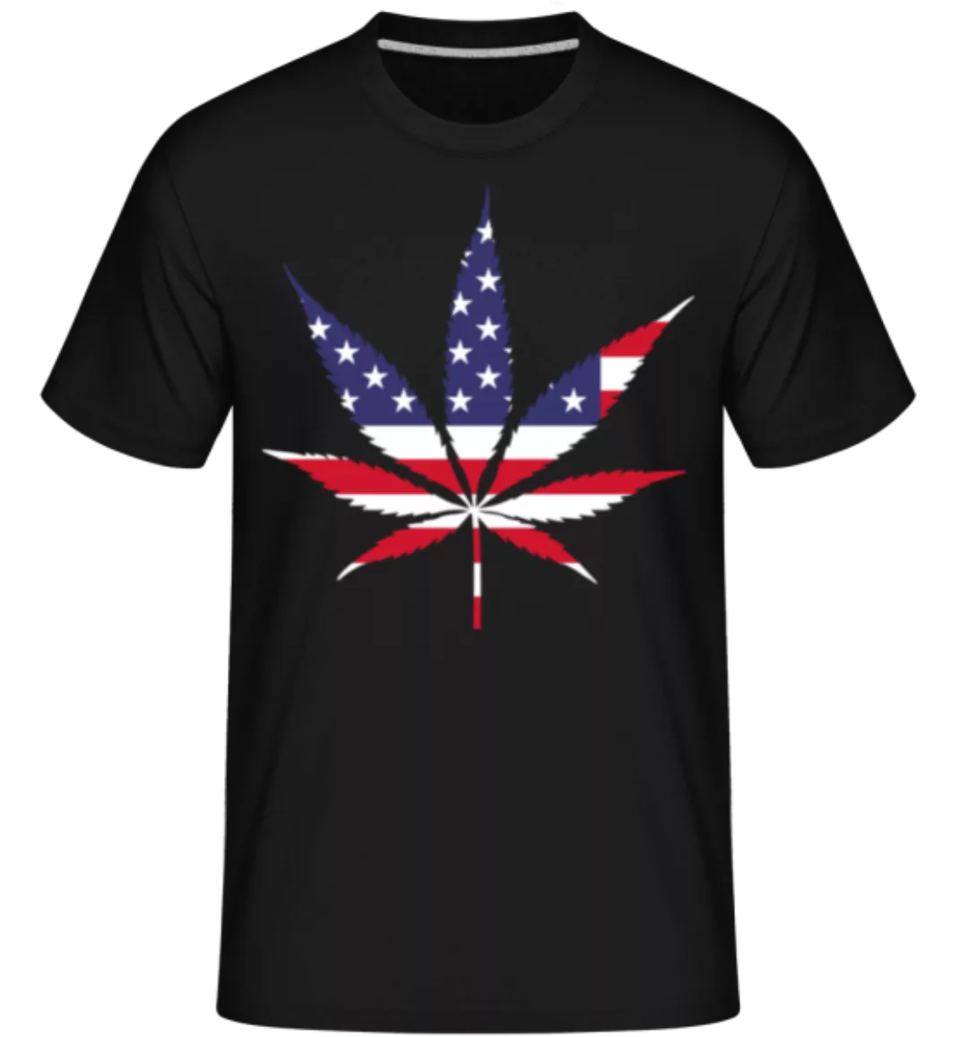 Cannabis Fahne USA · Shirtinator Männer T-Shirt günstig online kaufen