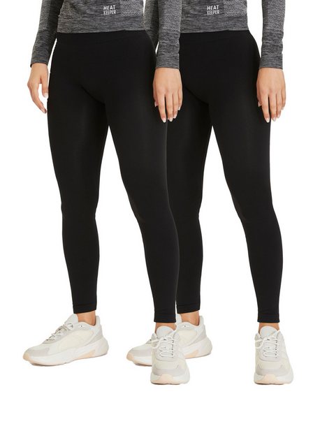 Sarlini Leggings (2er Pack) Nahtlose Damen Leggings 2er-Pack Schwarz Optima günstig online kaufen