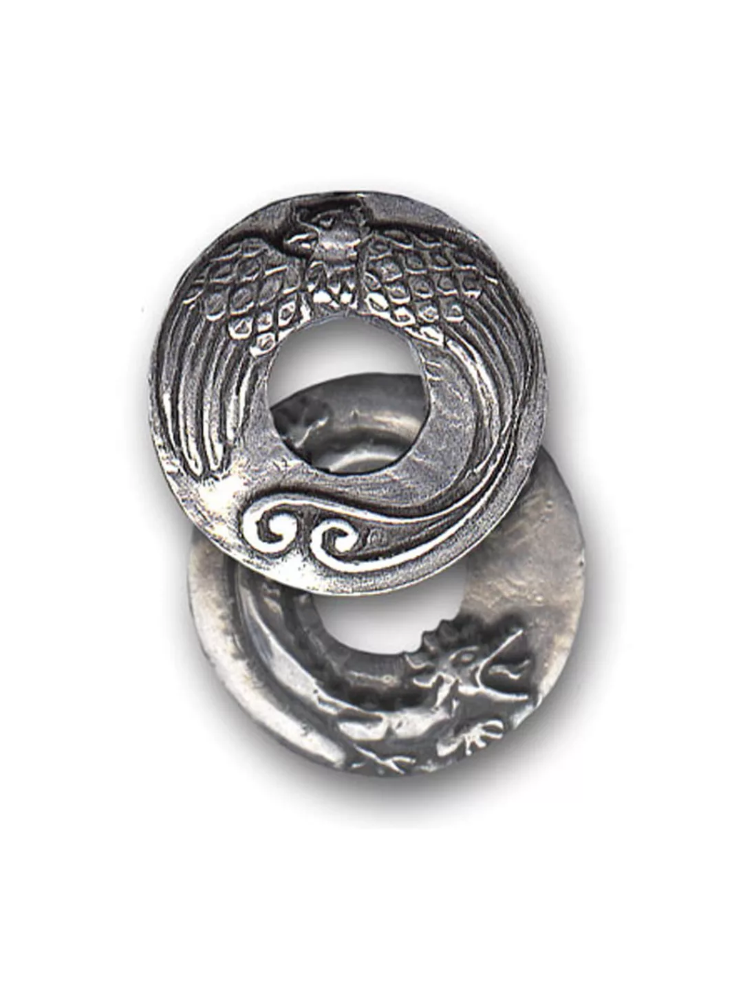 Adelia´s Amulett "Amulett Anhänger Feng Shui Drache und Phoenix", Drache un günstig online kaufen
