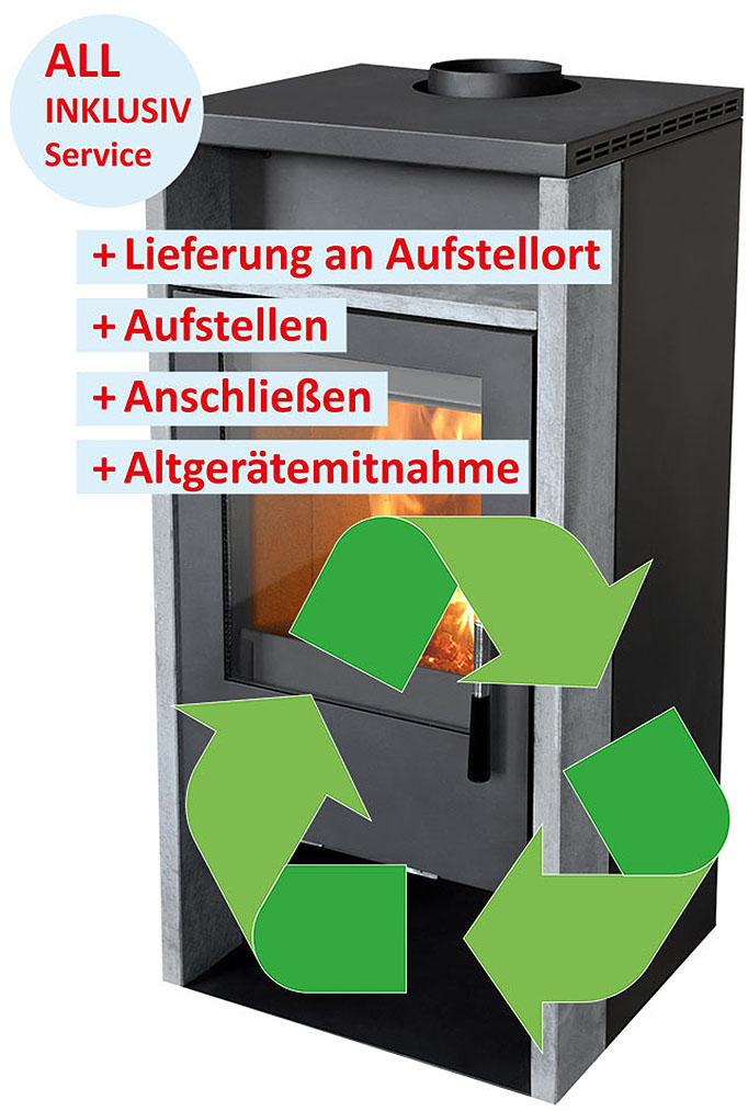 Firefix Kaminofen »»Kronos««, (Alles inklusive Service: Aufstellen, Anschli günstig online kaufen