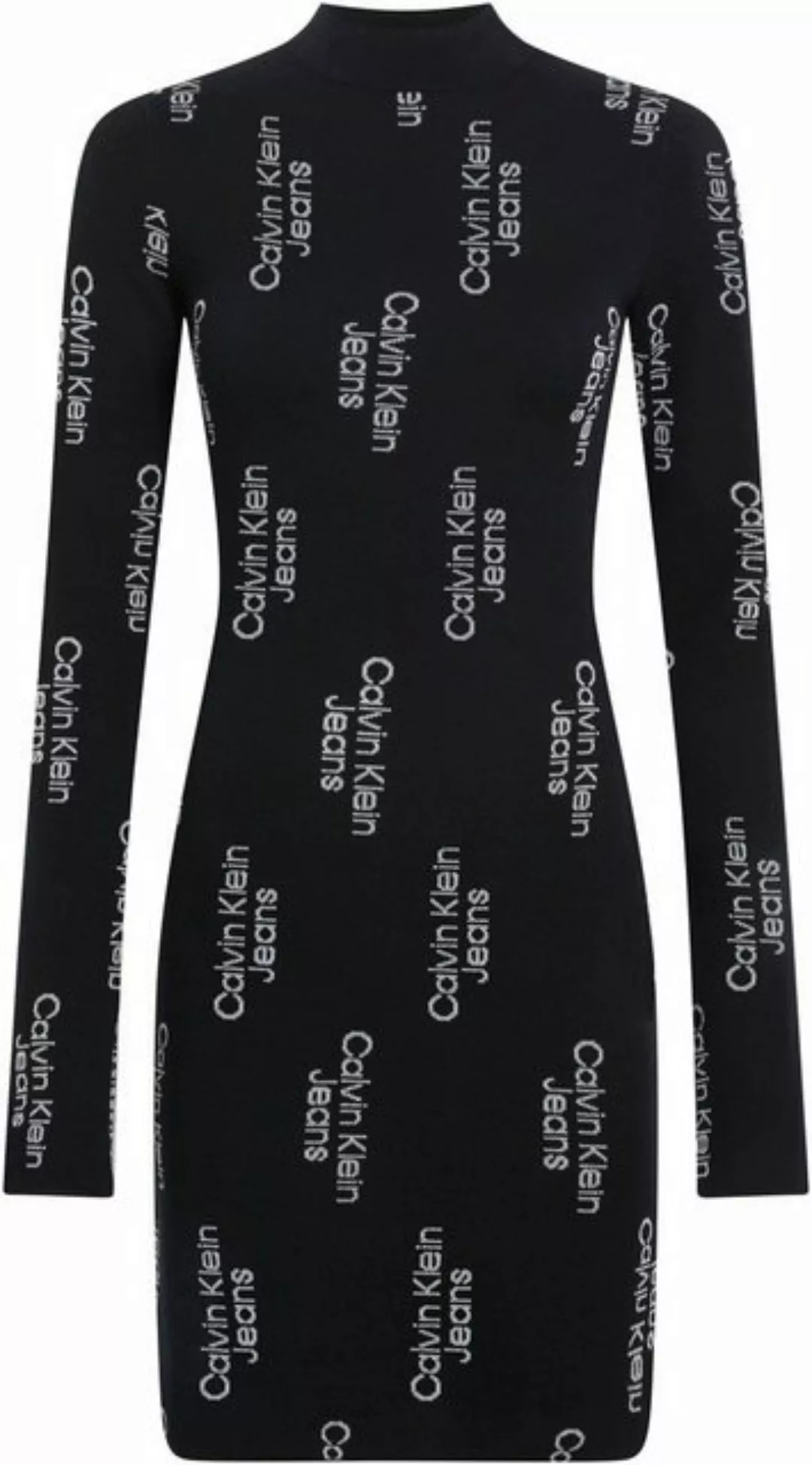 Calvin Klein Jeans Sweatkleid LOGO JACQUARD SWEATER DRESS günstig online kaufen