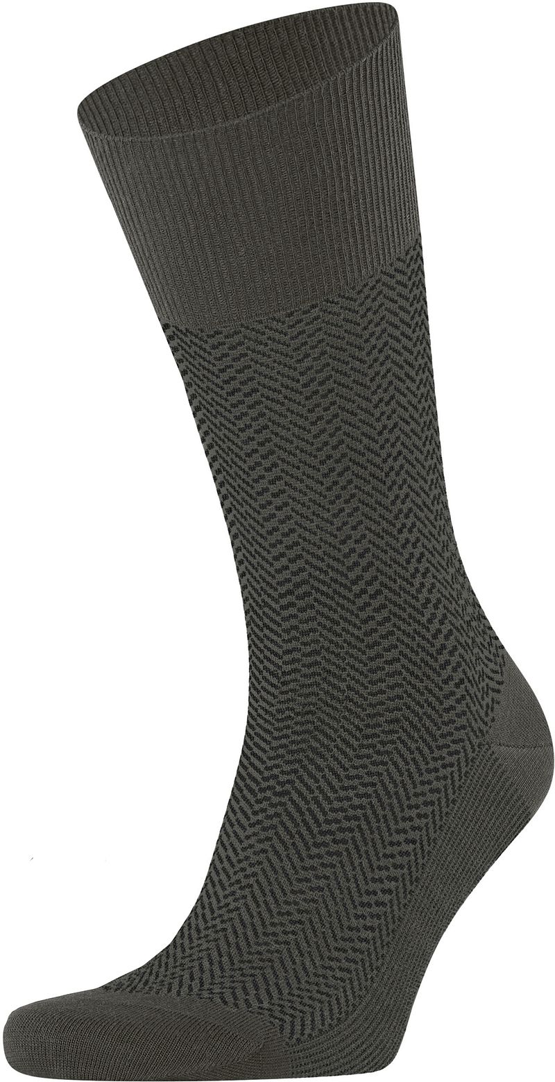Falke Airport Herringstripe Socke Army - Größe 39-42 günstig online kaufen