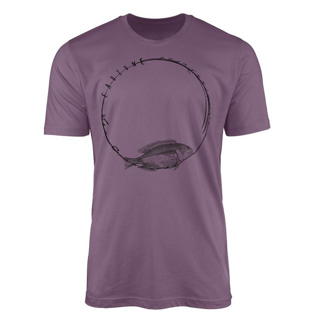 Sinus Art T-Shirt T-Shirt Tiefsee Fische - Serie: Sea Creatures, feine Stru günstig online kaufen