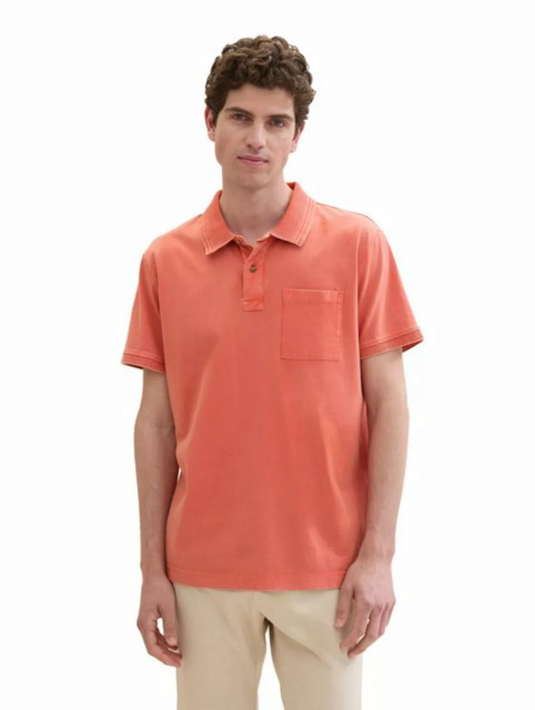 TOM TAILOR Poloshirt Poloshirt Kurzarmshirt mit Polokragen (1-tlg) günstig online kaufen