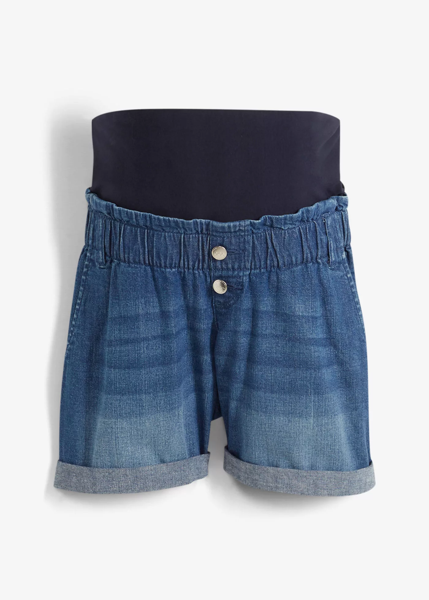 Umstands-Paperbag-Jeansshorts günstig online kaufen