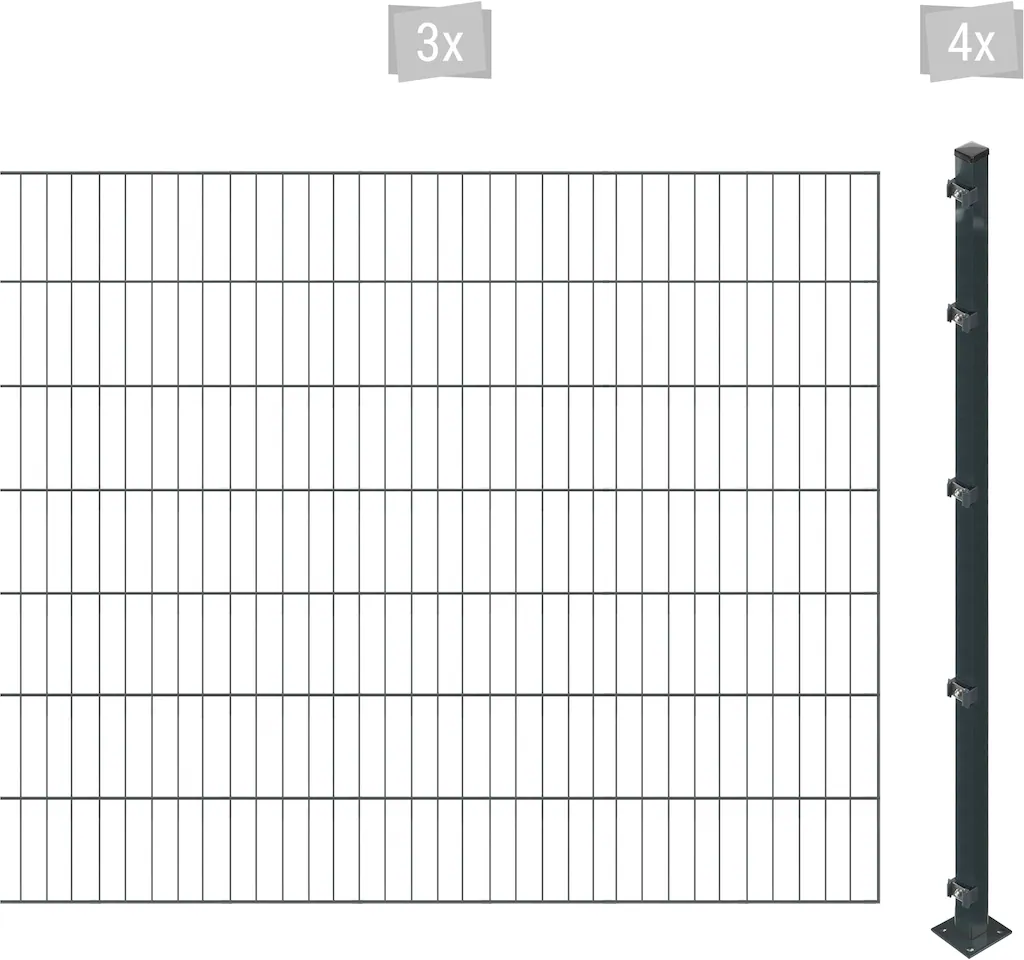 Arvotec Einstabmattenzaun "ESSENTIAL 140 zum Einbetonieren", Zaunhöhe 140 c günstig online kaufen